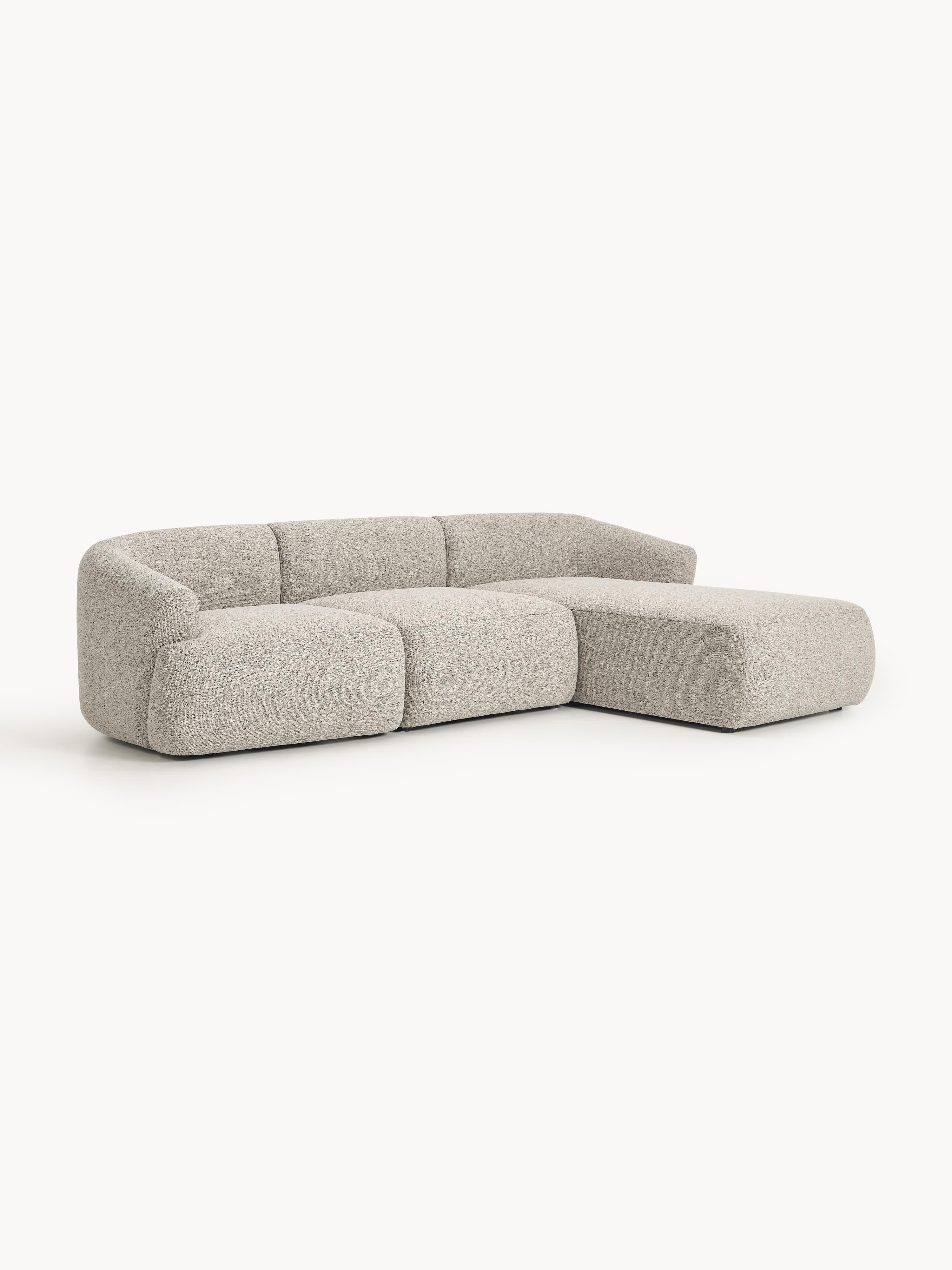 Sofia Modular Bouclé Corner Sofa (4-seater)