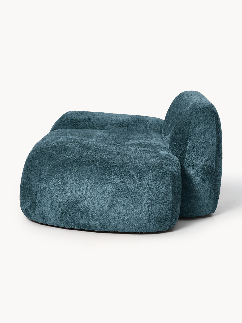 Wolke Teddy Bouclé Sofa (2-seater) with Chaise End