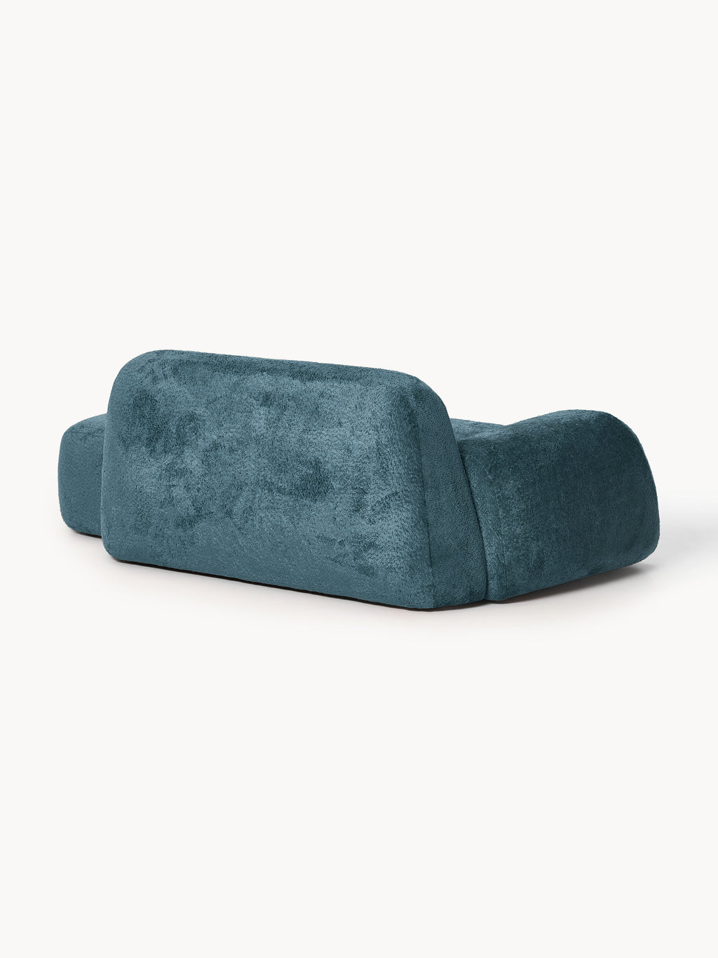 Wolke Teddy Bouclé Sofa (2-seater) with Chaise End