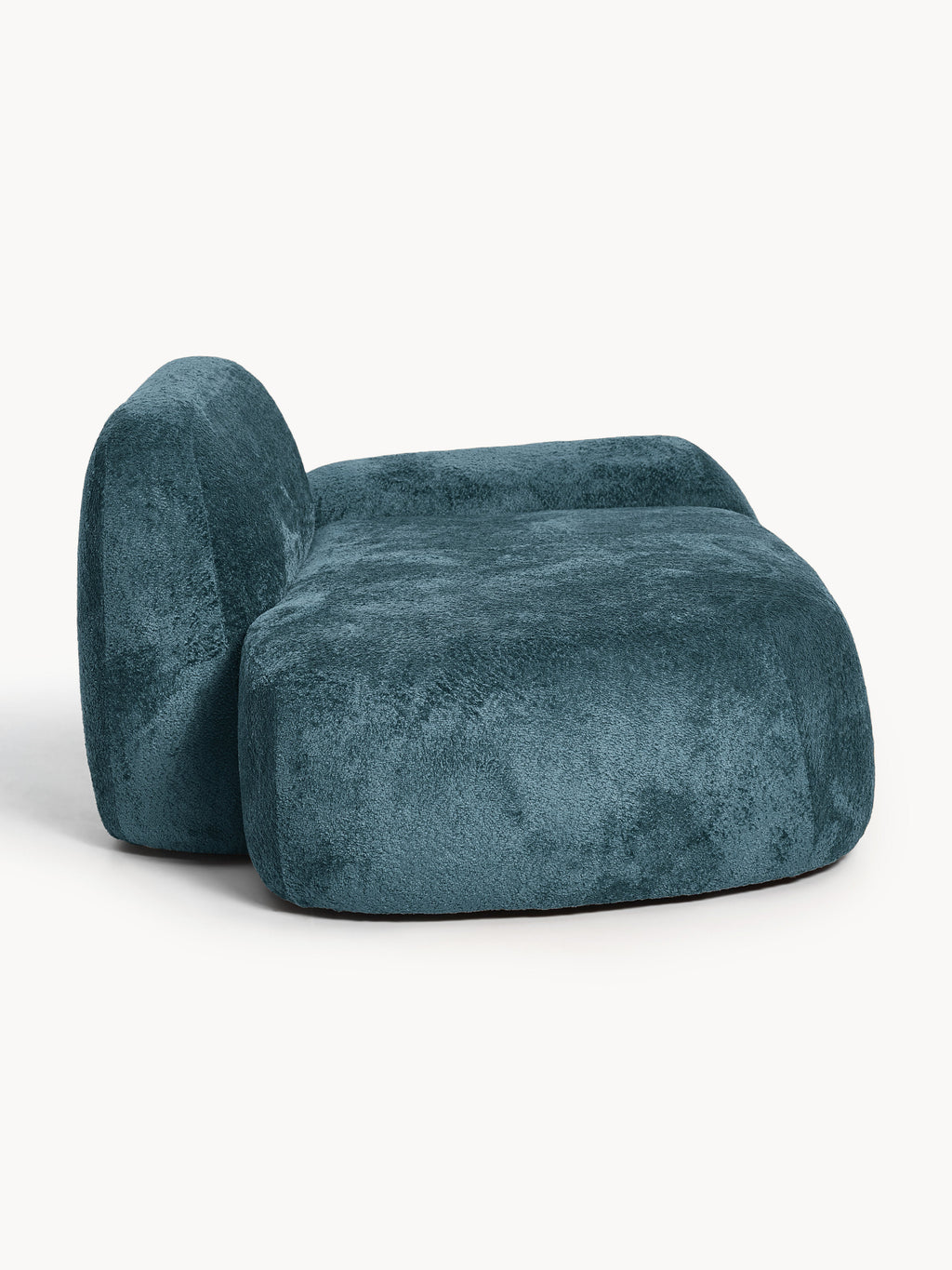 Wolke Teddy Bouclé Sofa (2-seater) with Chaise End