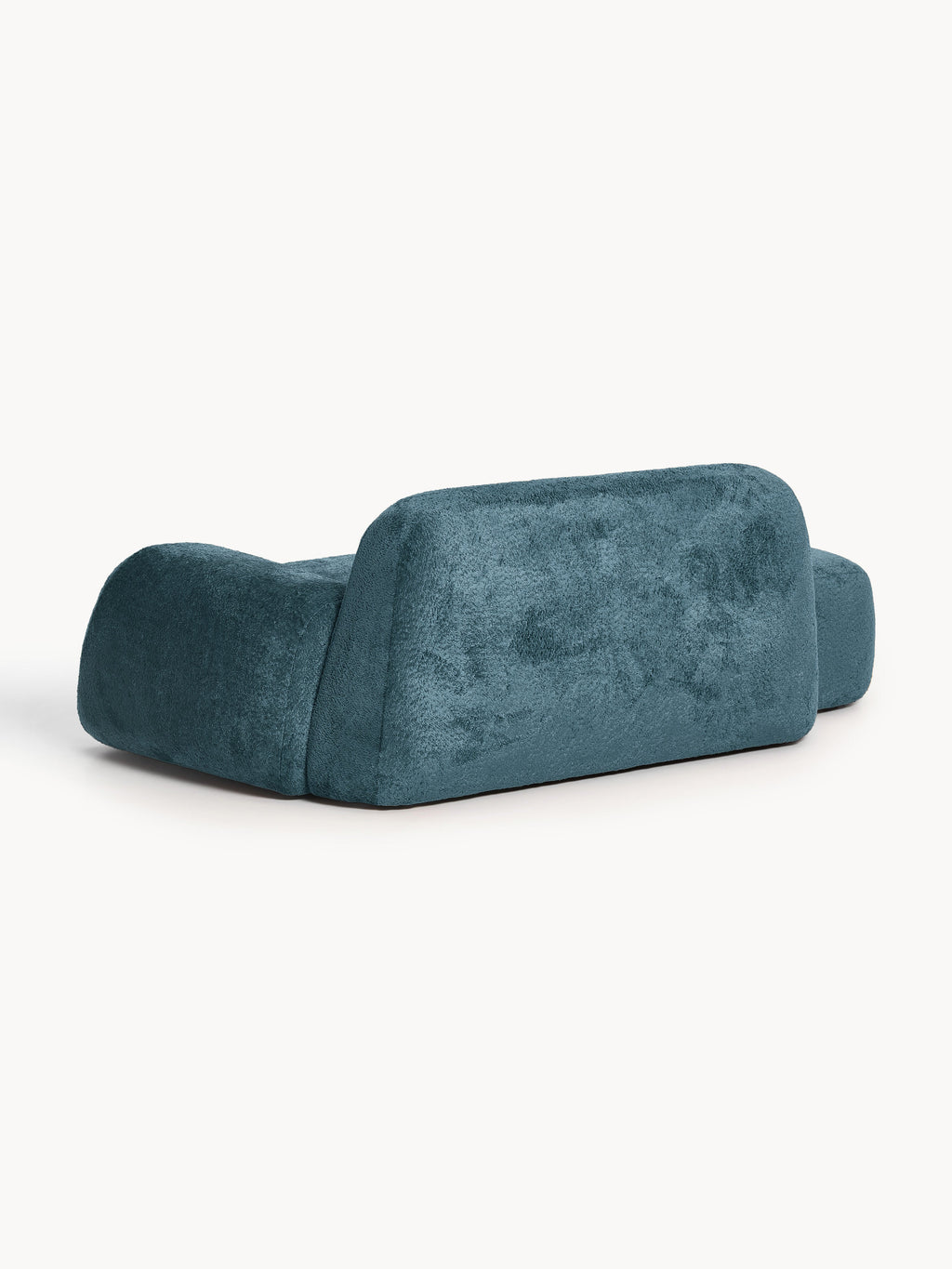 Wolke Teddy Bouclé Sofa (2-seater) with Chaise End