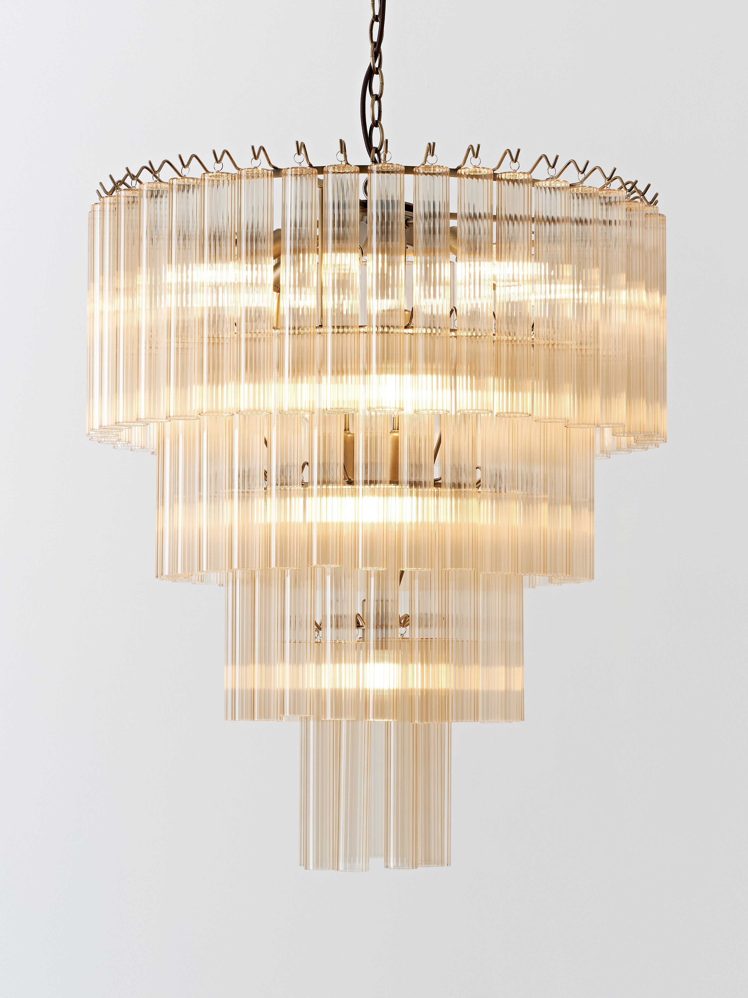 Janae Large Glass Chandelier