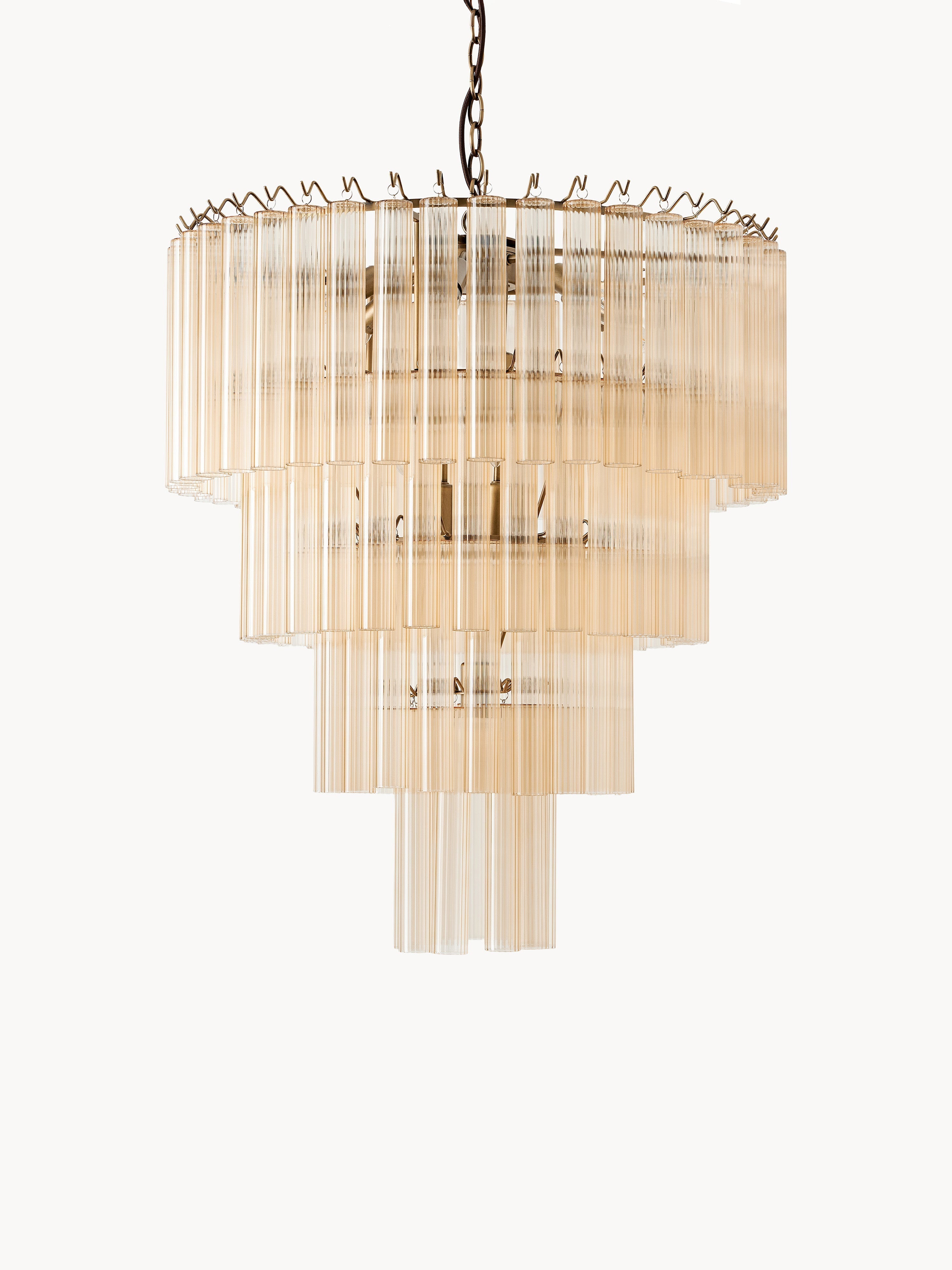 Gallery image 1 - Large Glass Chandelier Janae