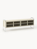 Gallery image 1 - Metal Lowboard Robyn with Glass Front