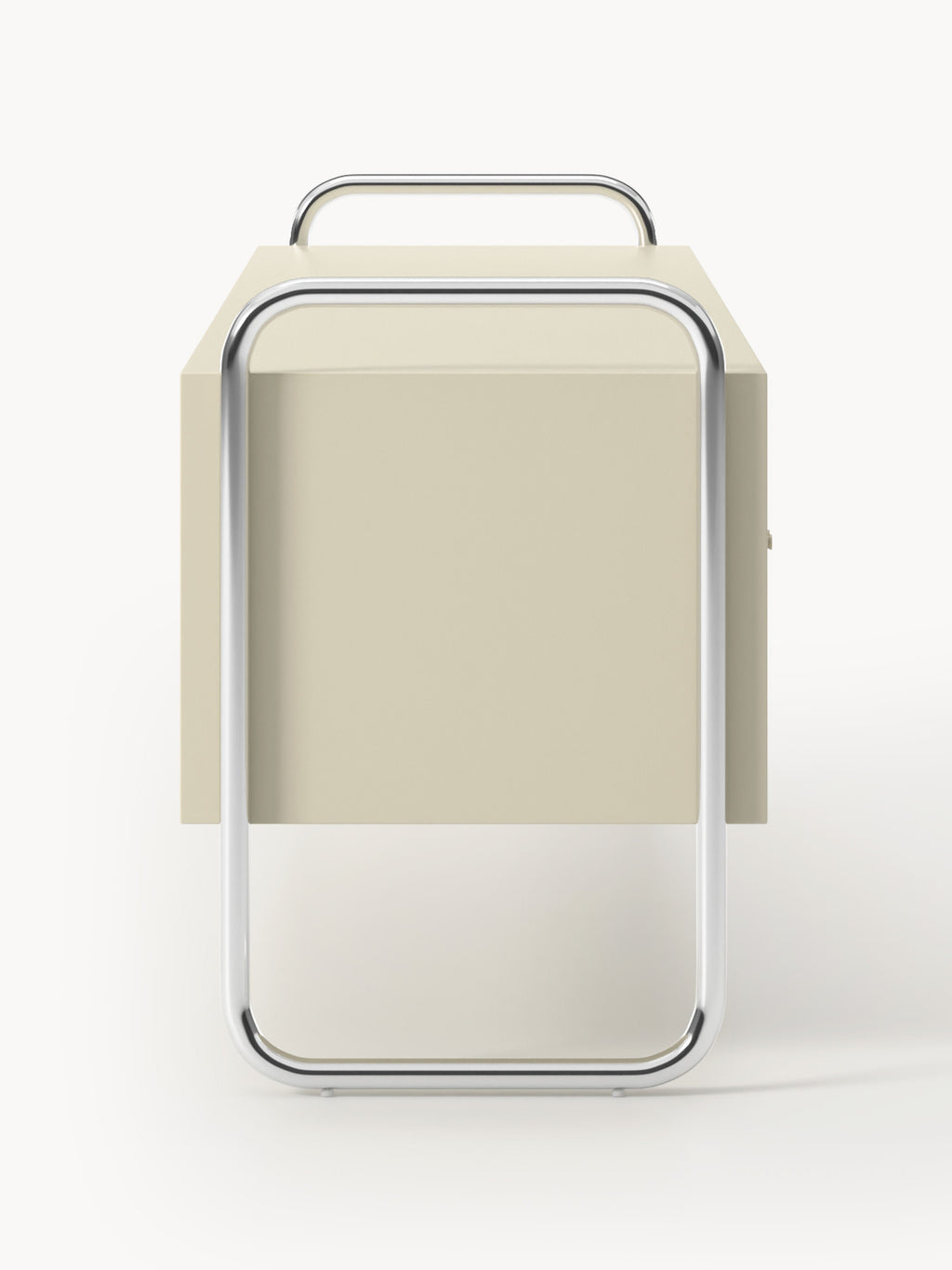 Robyn Metal Lowboard with Glass Front
