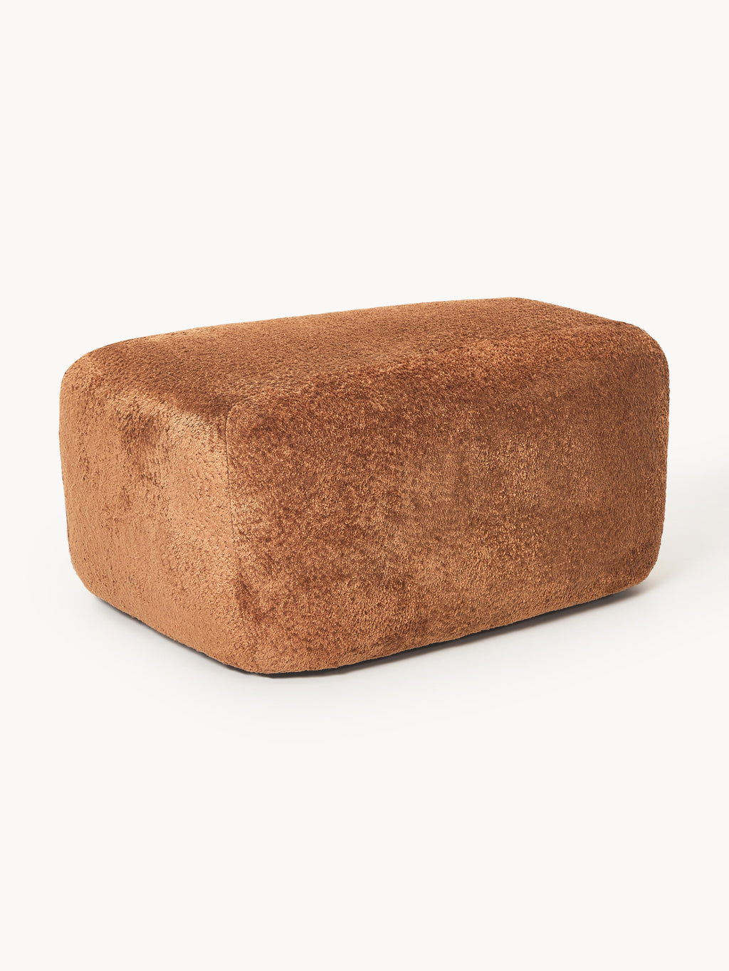 Gallery image 1 - Large Teddy Bouclé Ottoman Wolke