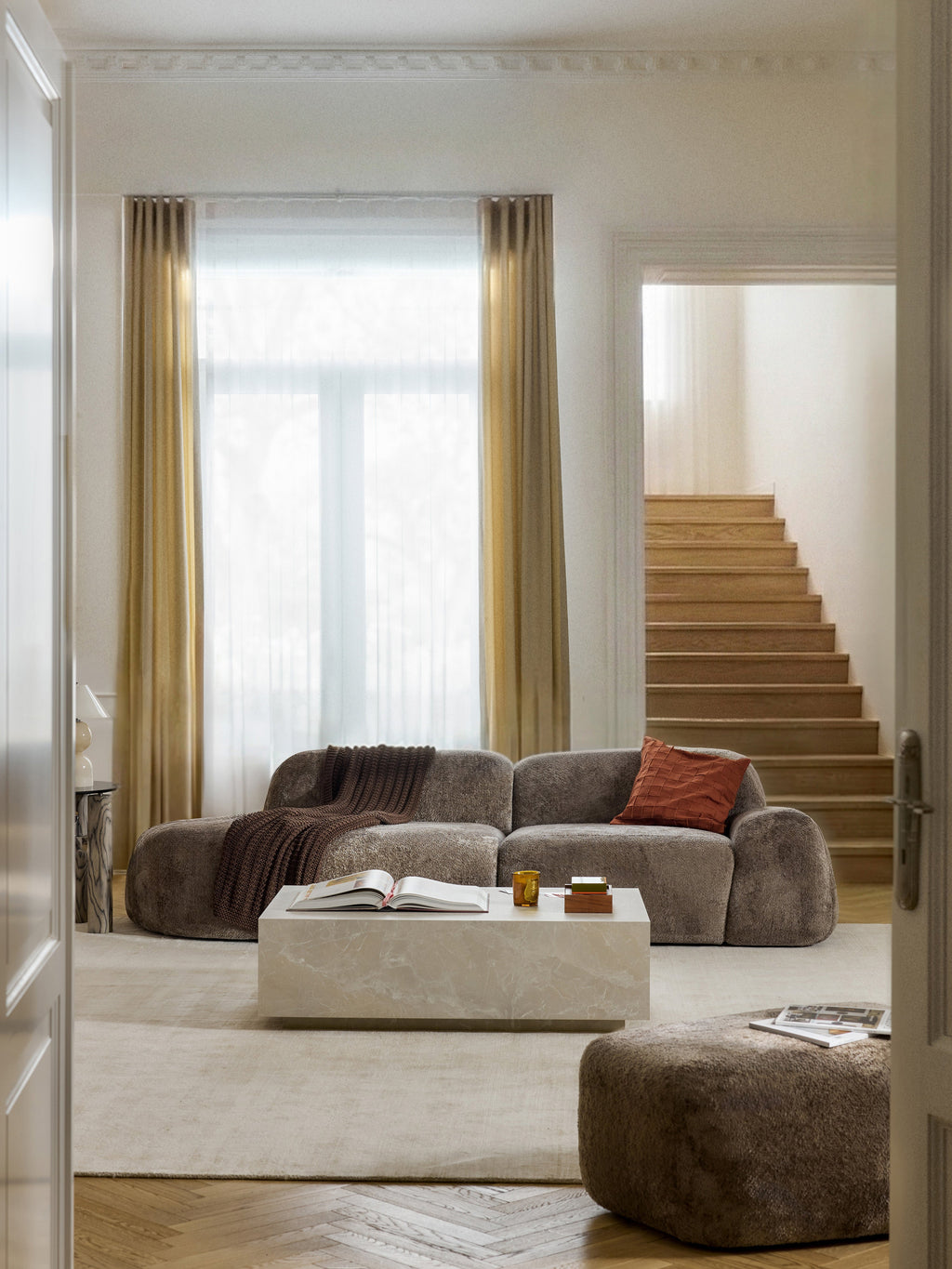 Wolke Teddy Bouclé Chaise Module
