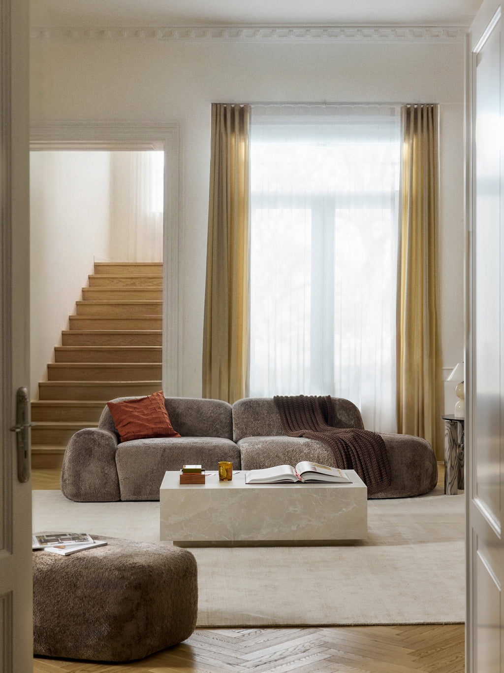 Wolke Teddy Bouclé Chaise Module