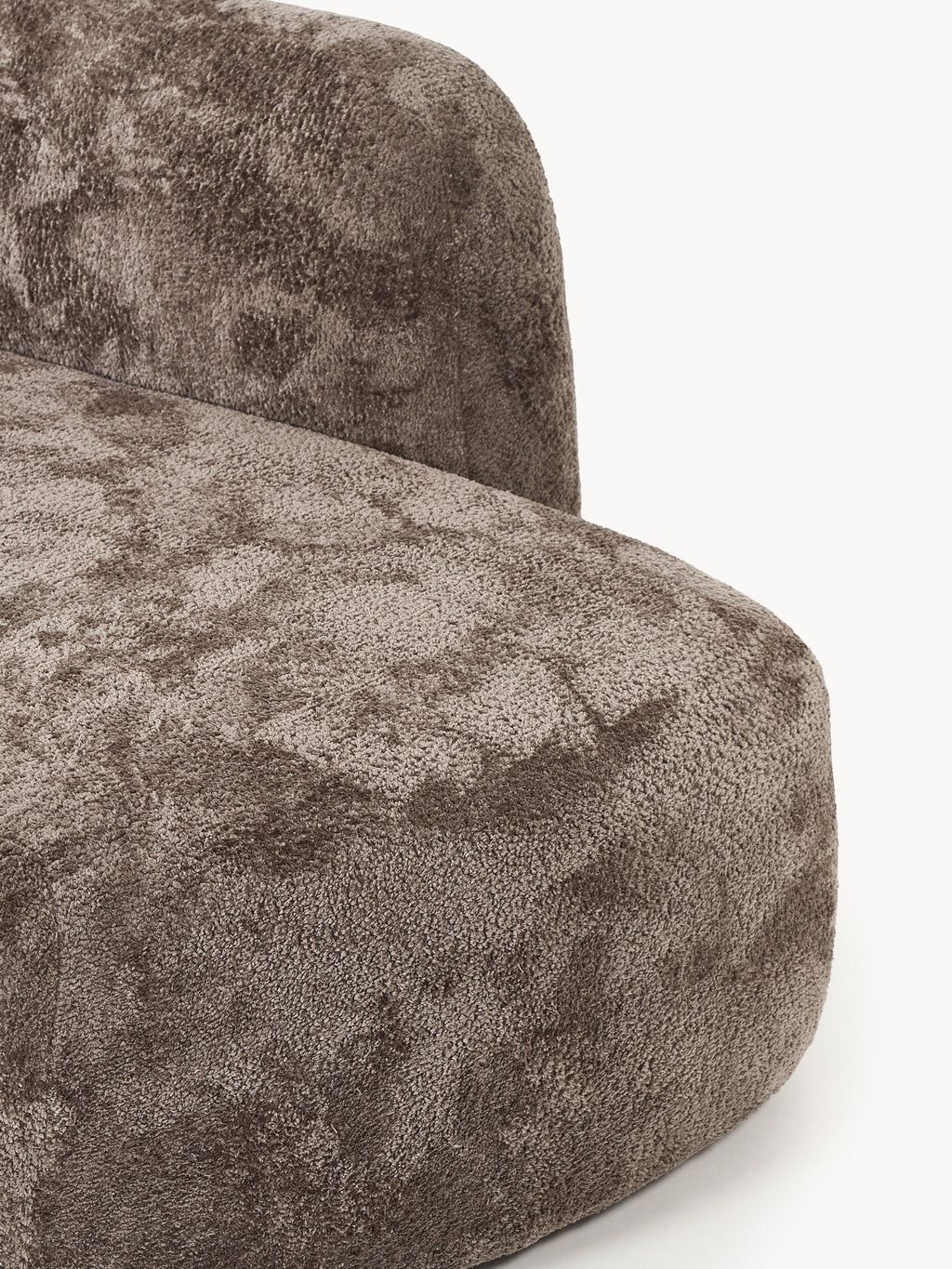 Wolke XL Modular Teddy Bouclé Corner Sofa with Chaise Ends