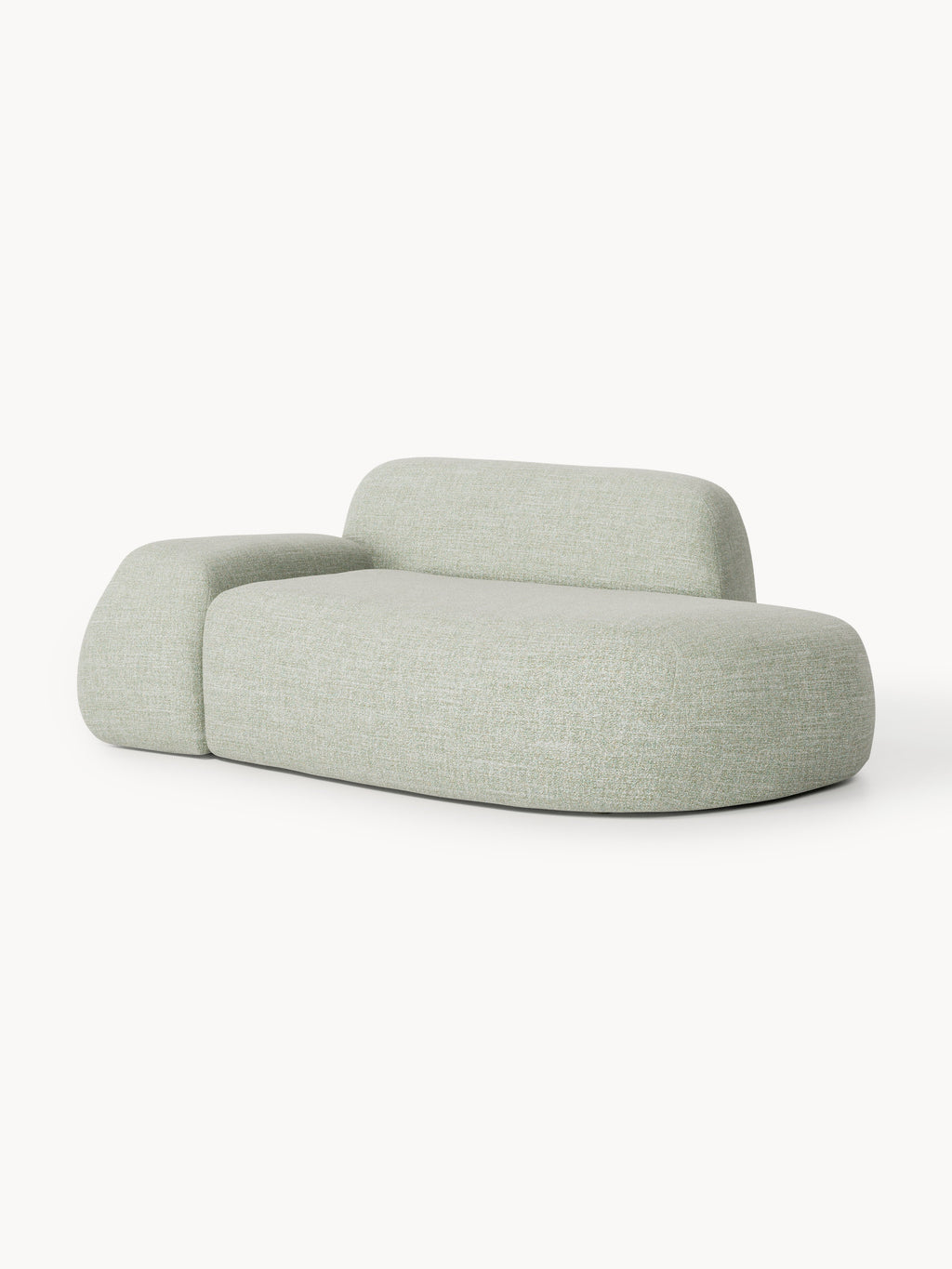 Wolke Bouclé Sofa (2-seater) with Chaise End