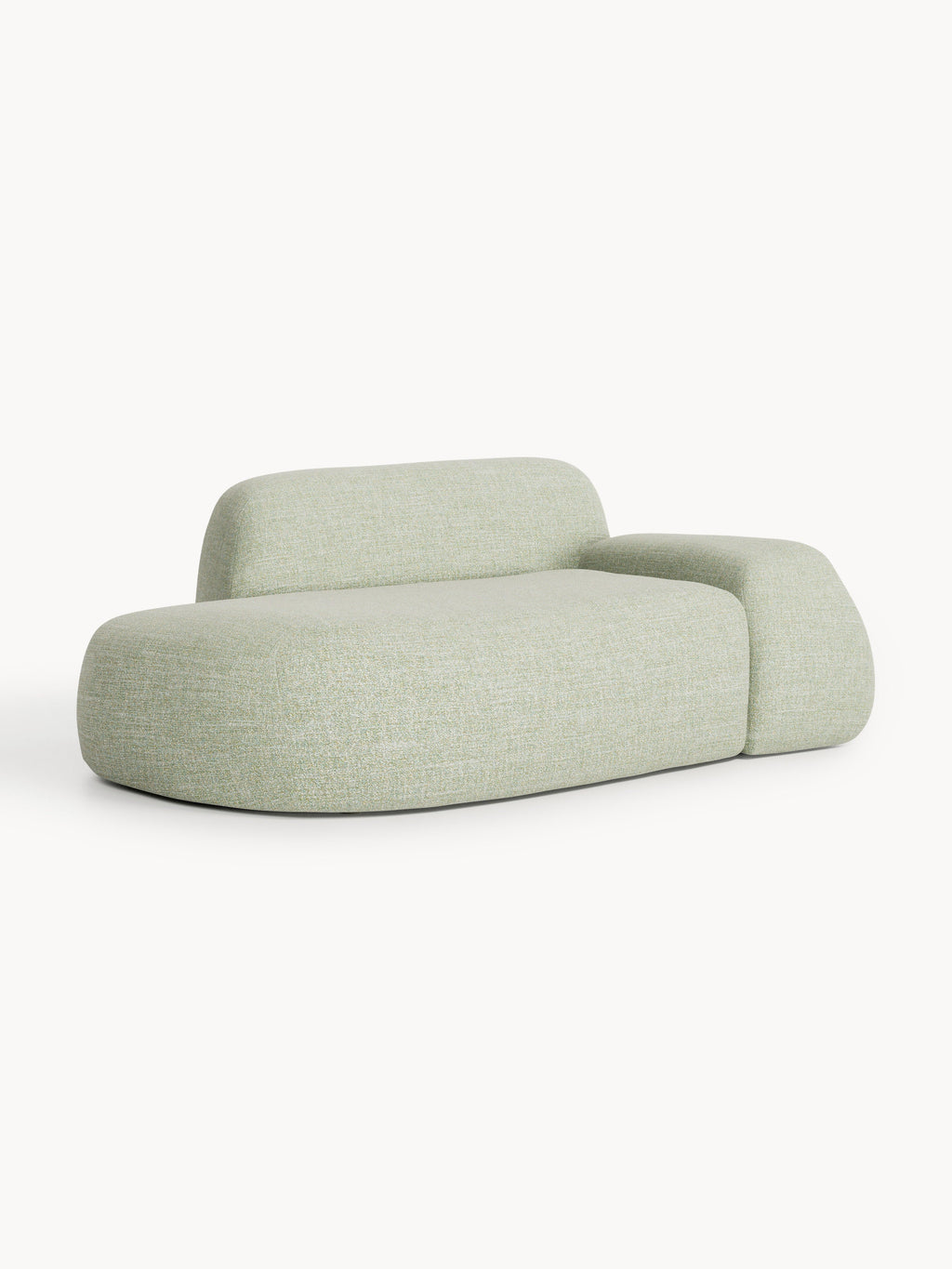 Wolke Bouclé Sofa (2-seater) with Chaise End