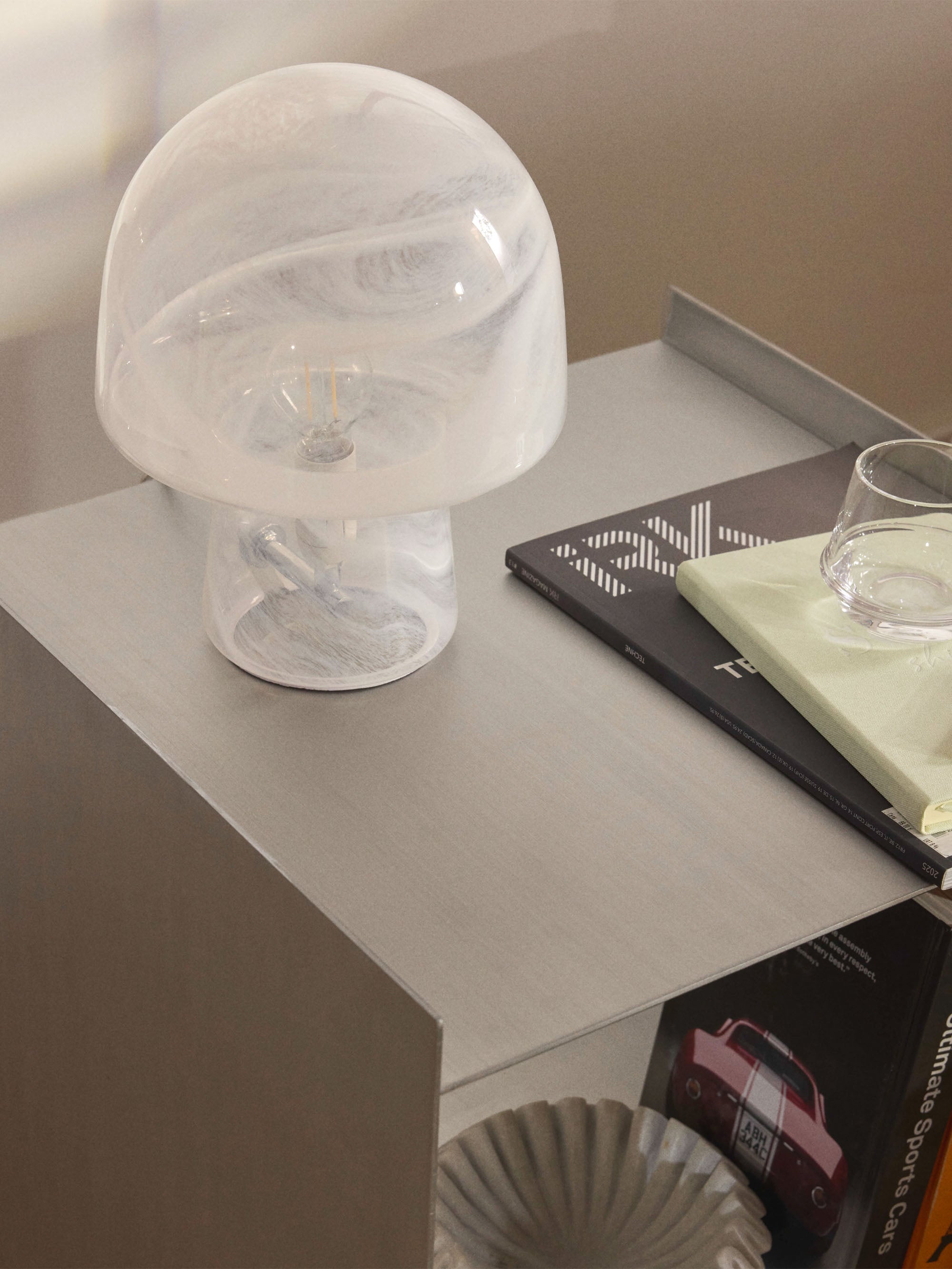 Aiden Metal Bedside Table