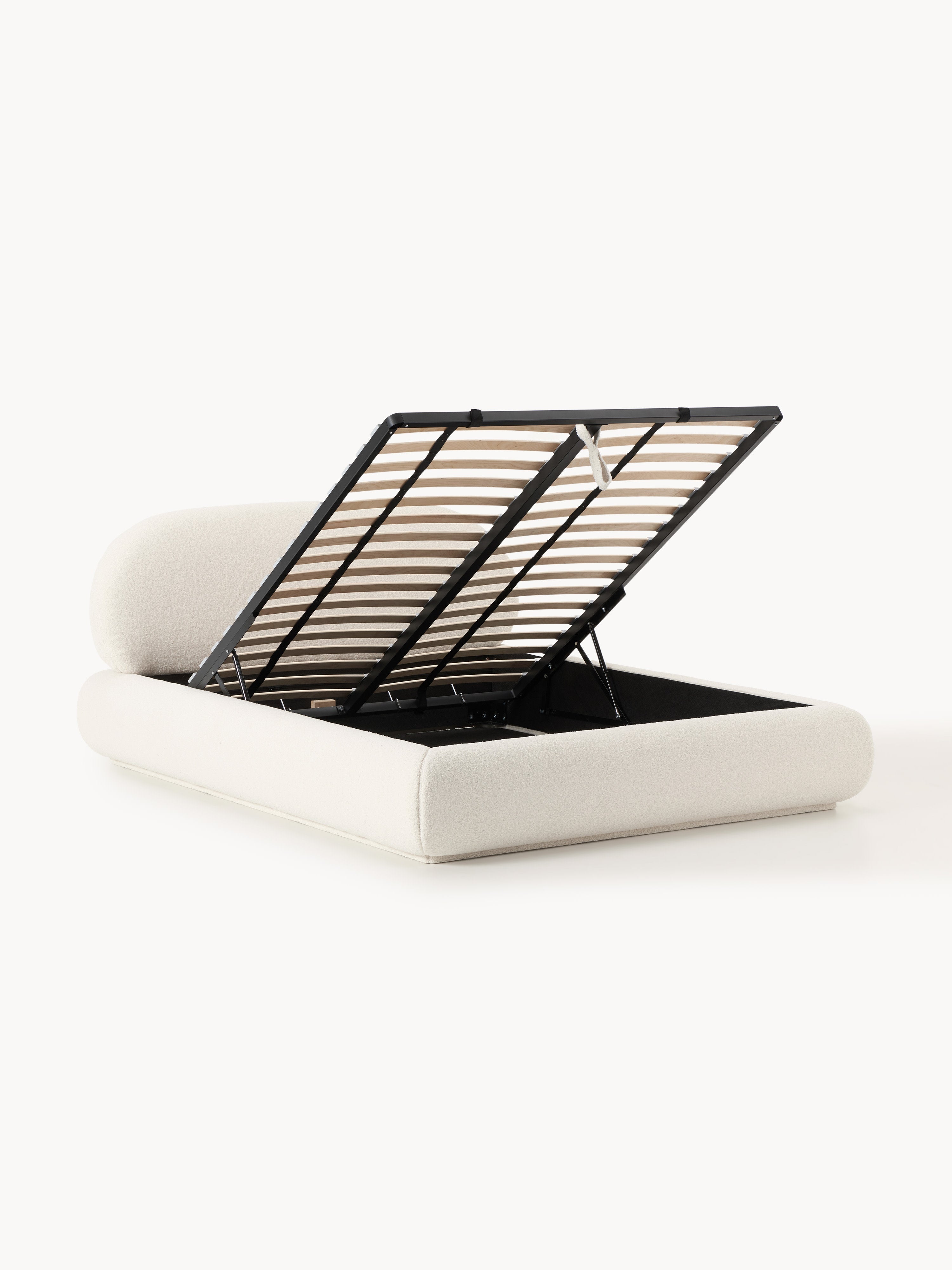Alba Upholstered Teddy Bed with Storage