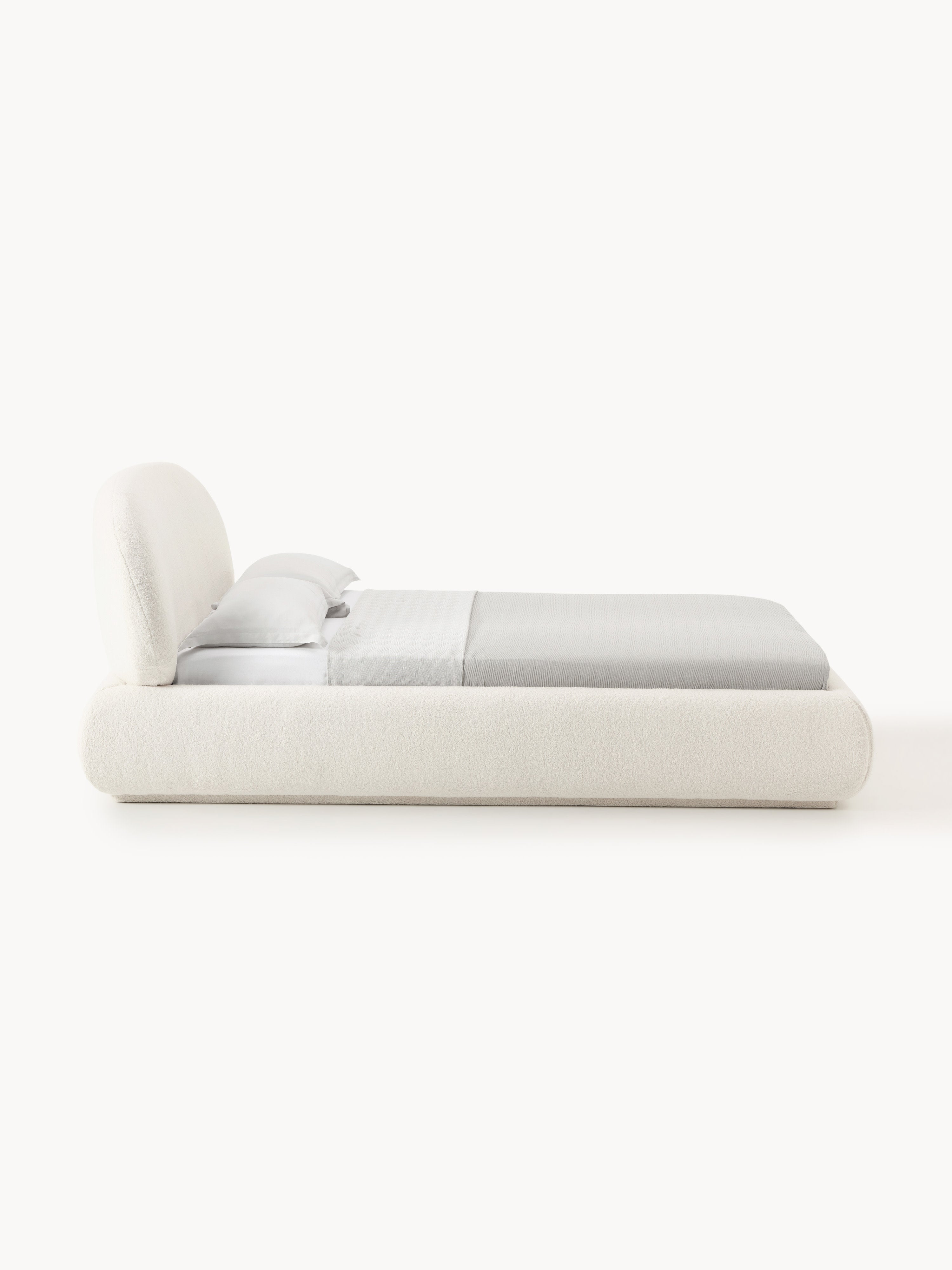 Alba Upholstered Teddy Bed with Storage