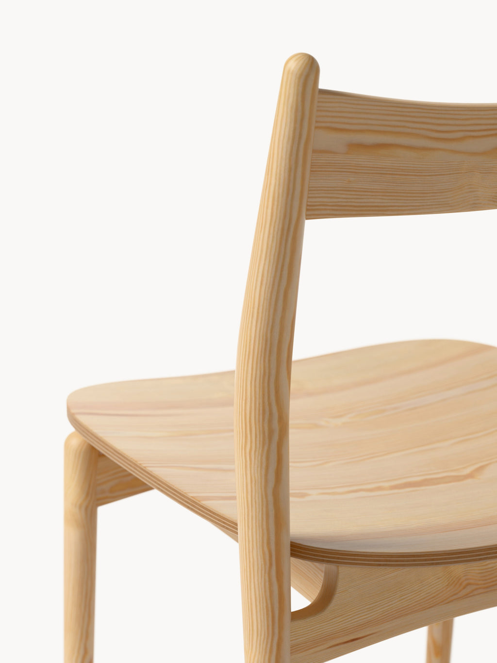 Koa Ash Wood Dining Chair