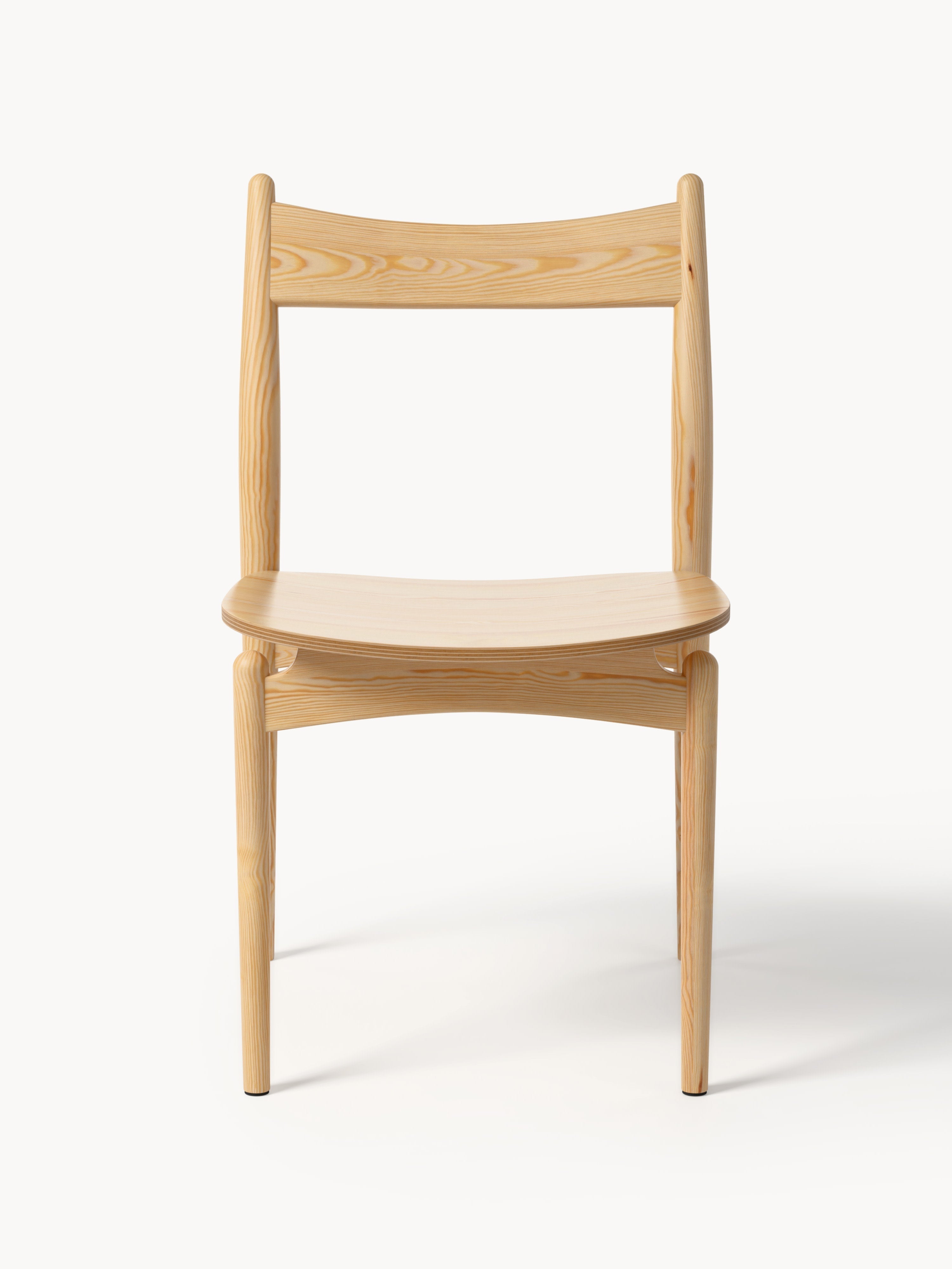 Koa Ash Wood Dining Chair