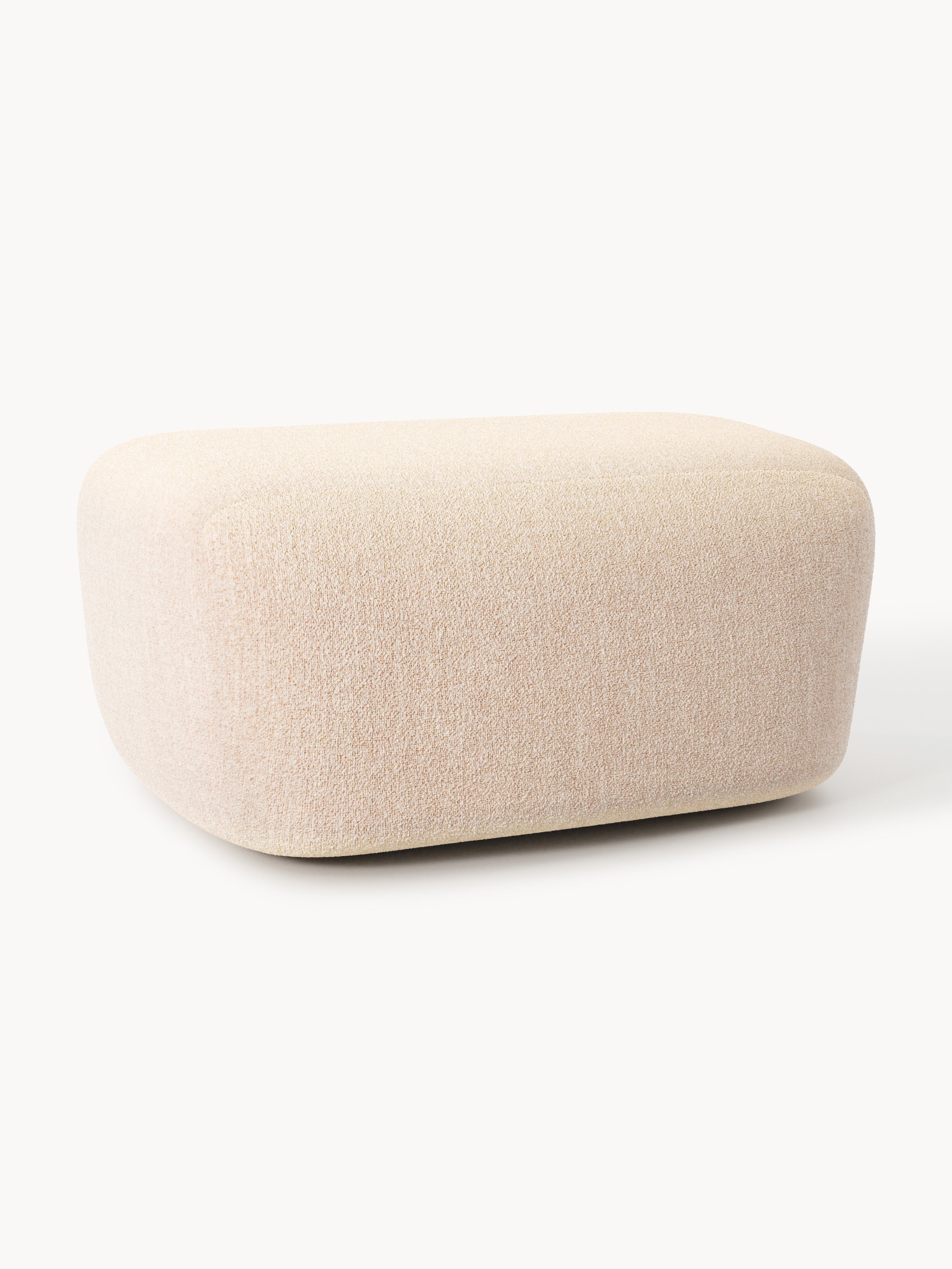 Gallery image 1 - Large Bouclé Ottoman Wolke