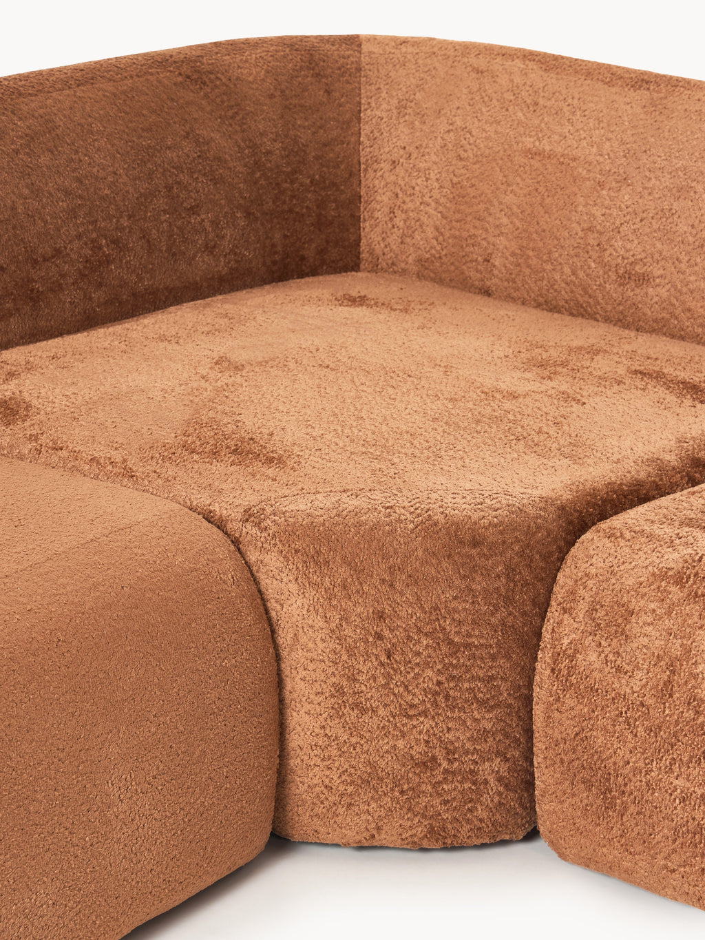 Wolke XL Modular Teddy Bouclé Sofa