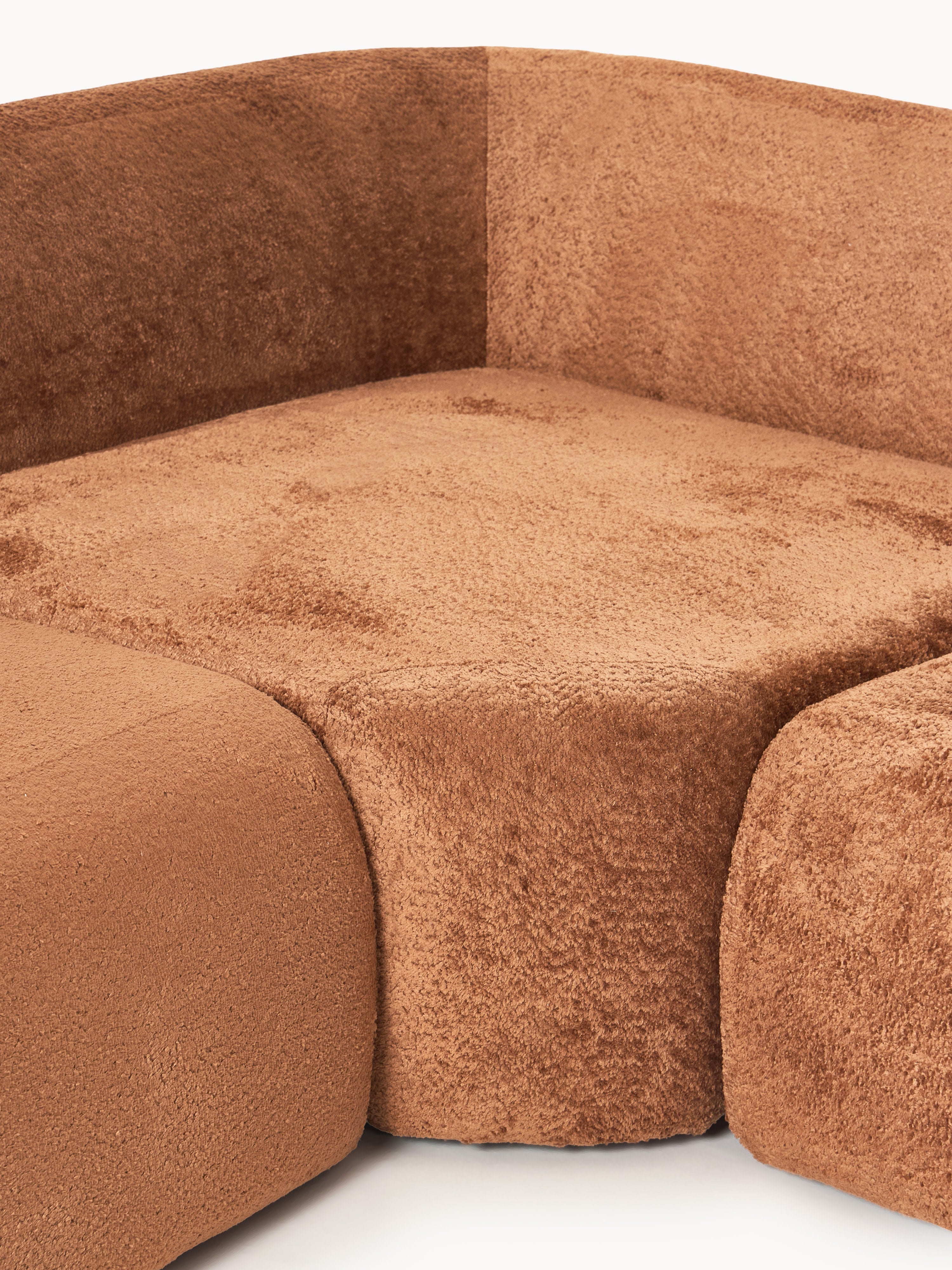 Wolke XL Modular Teddy Bouclé Sofa