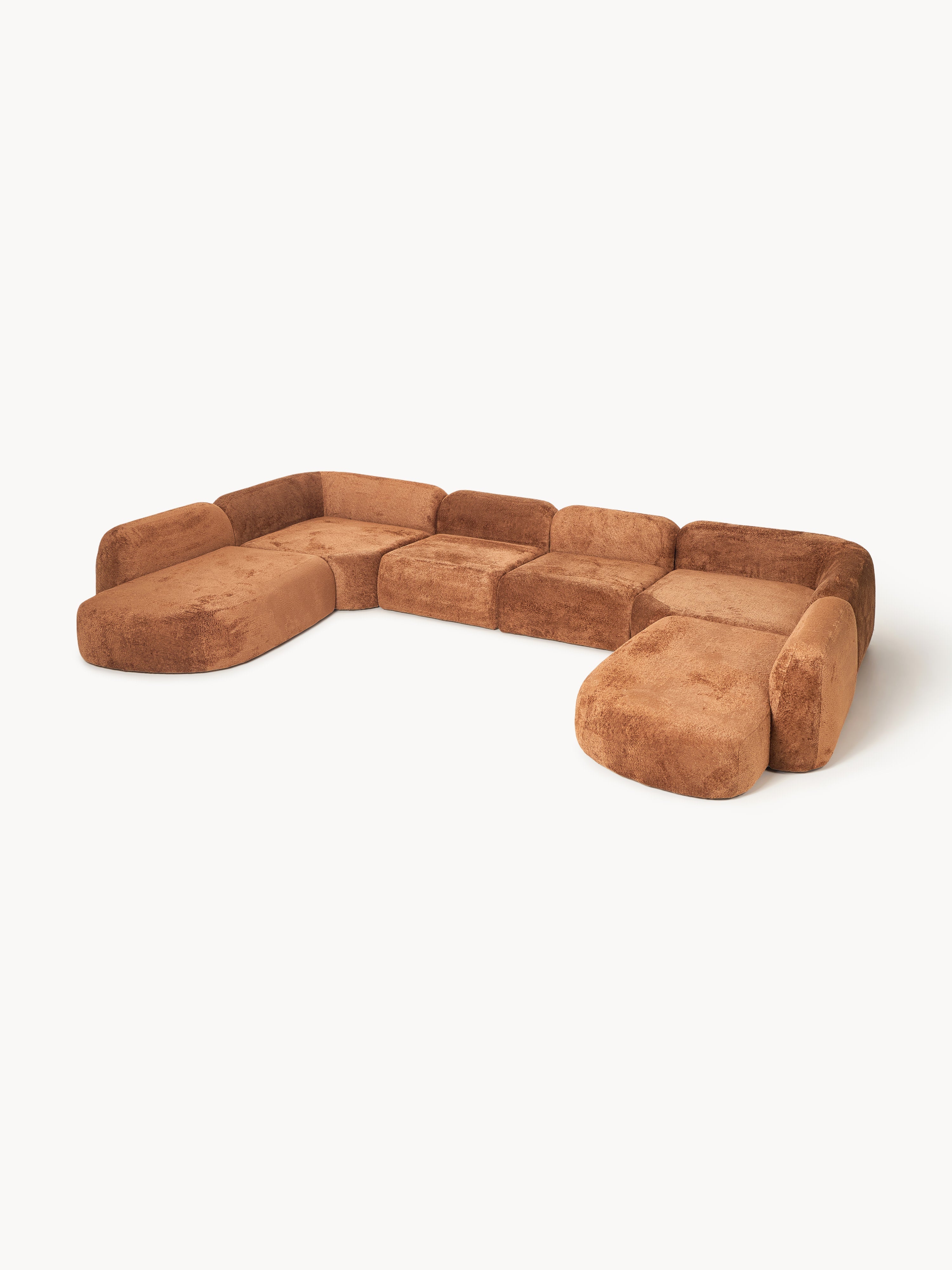 Wolke XL Modular Teddy Bouclé Sofa