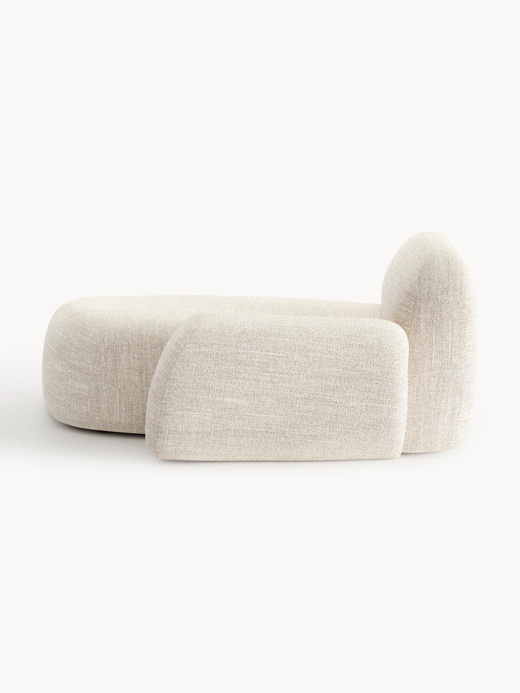 Wolke Bouclé Chaise Corner Module