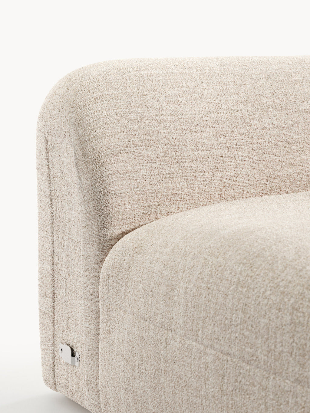 Wolke Bouclé Chaise Corner Module
