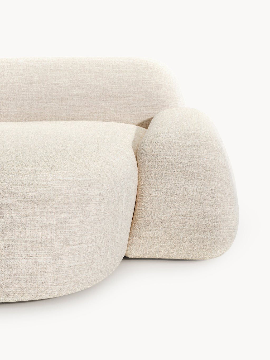 Wolke Bouclé Chaise Corner Module