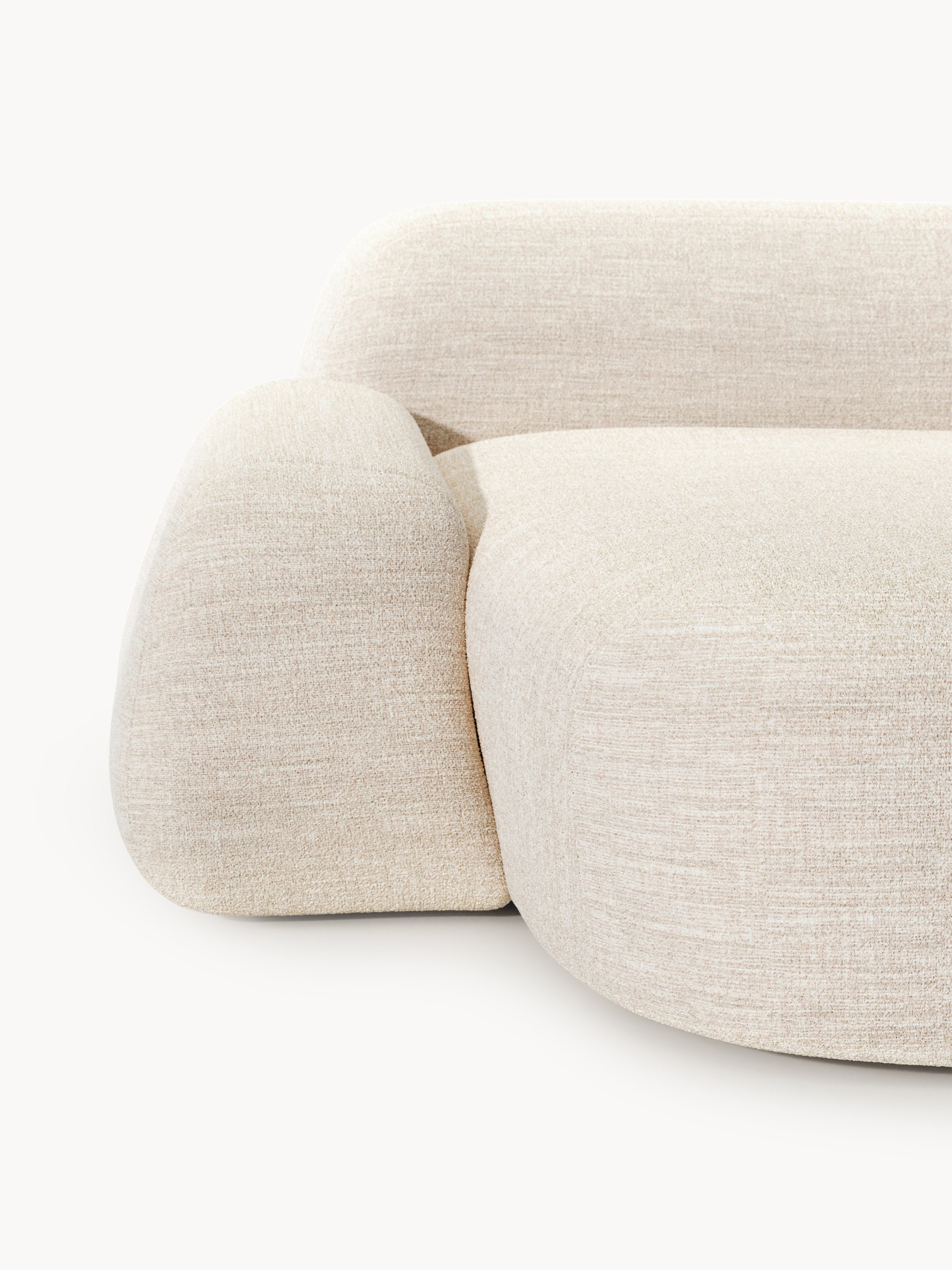 Wolke Bouclé Chaise Corner Module