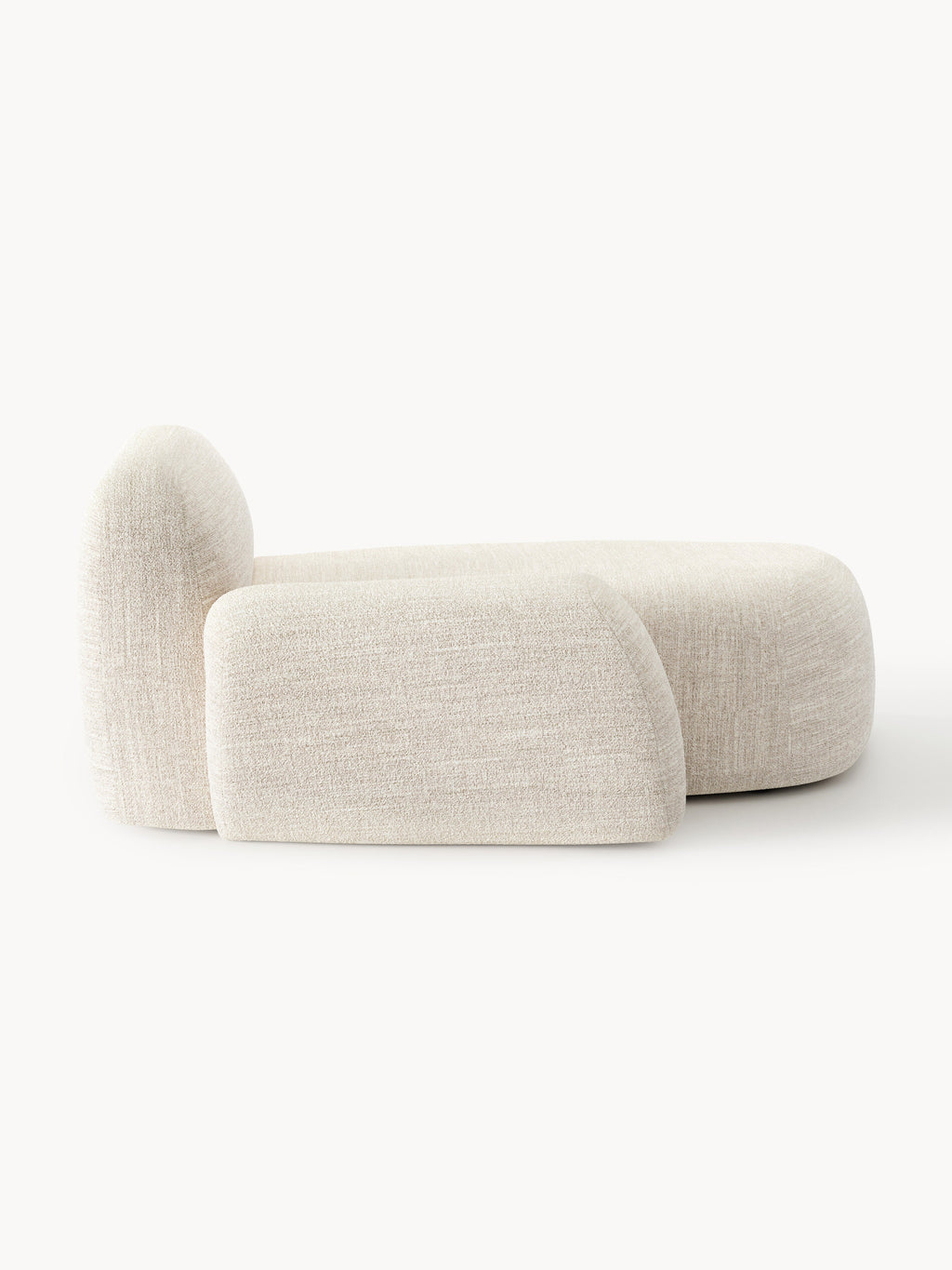 Wolke Bouclé Chaise Corner Module