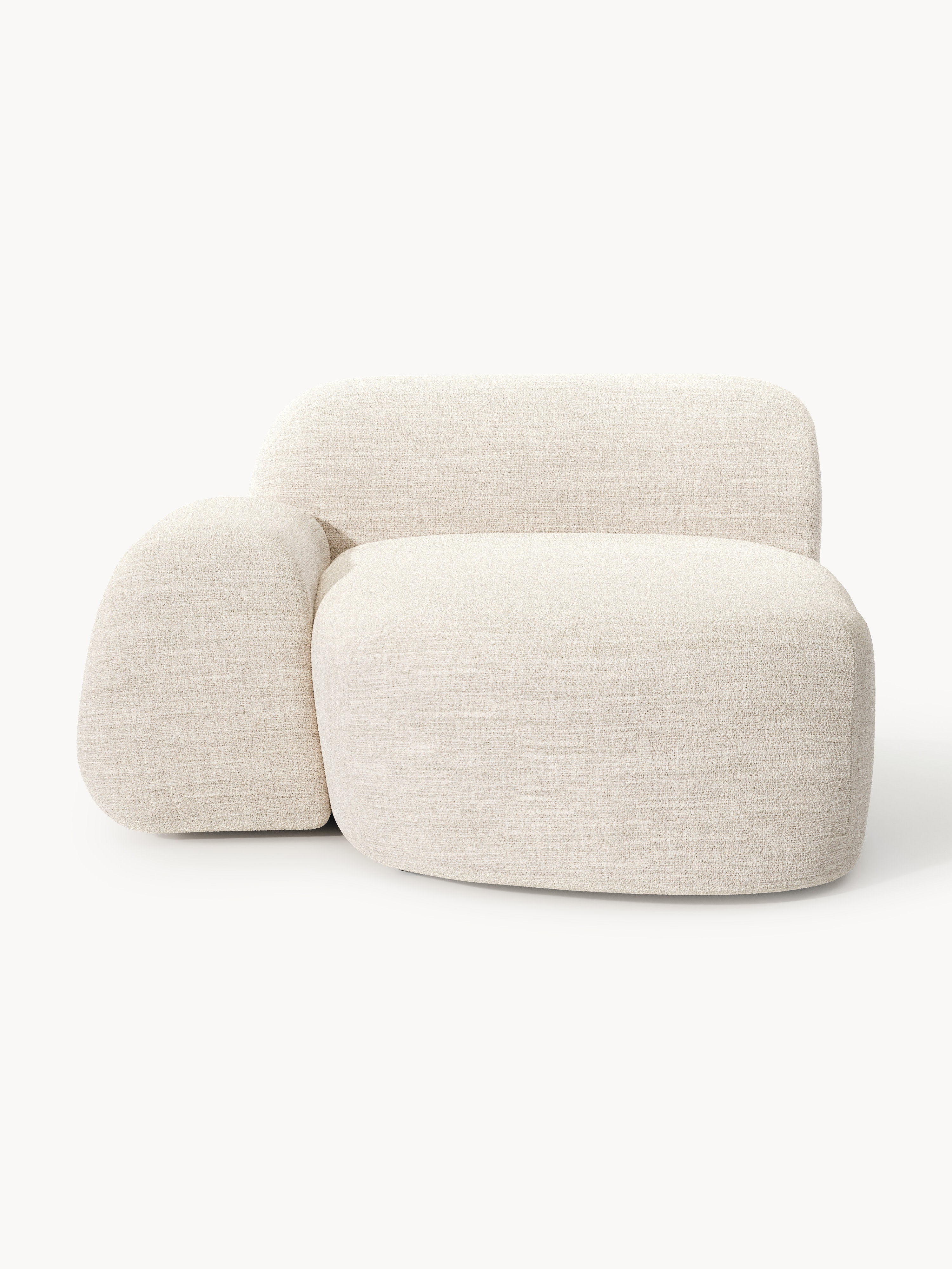 Wolke Bouclé Chaise Corner Module
