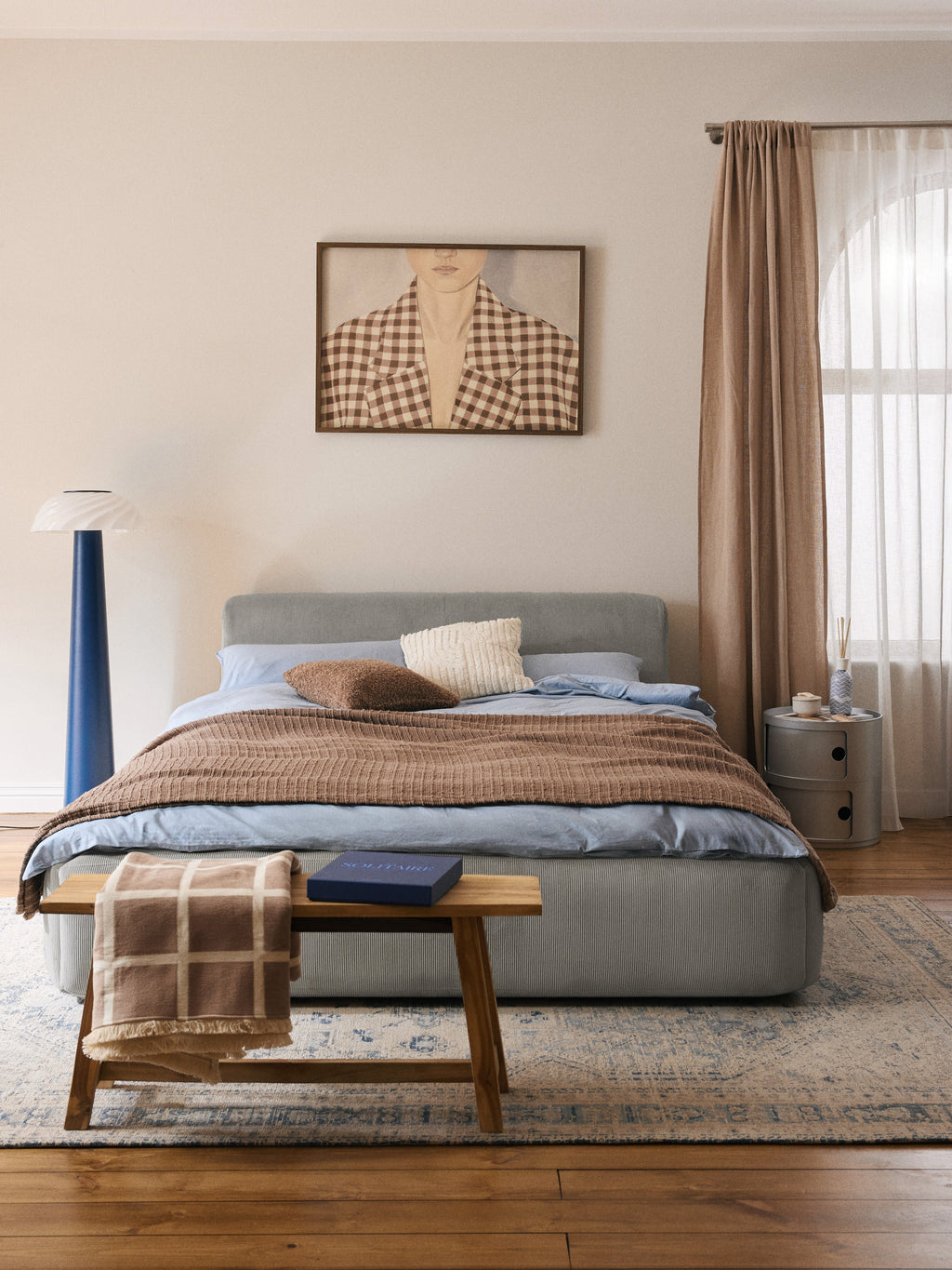 Melva Upholstered Bed with Storage