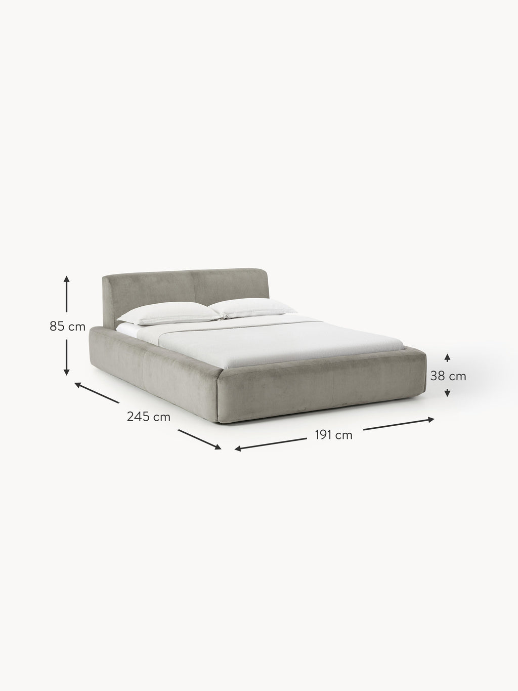 Melva Upholstered Bed with Storage