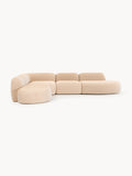 Gallery image 1 - XL Modular Bouclé Corner Sofa Wolke with Chaise Ends
