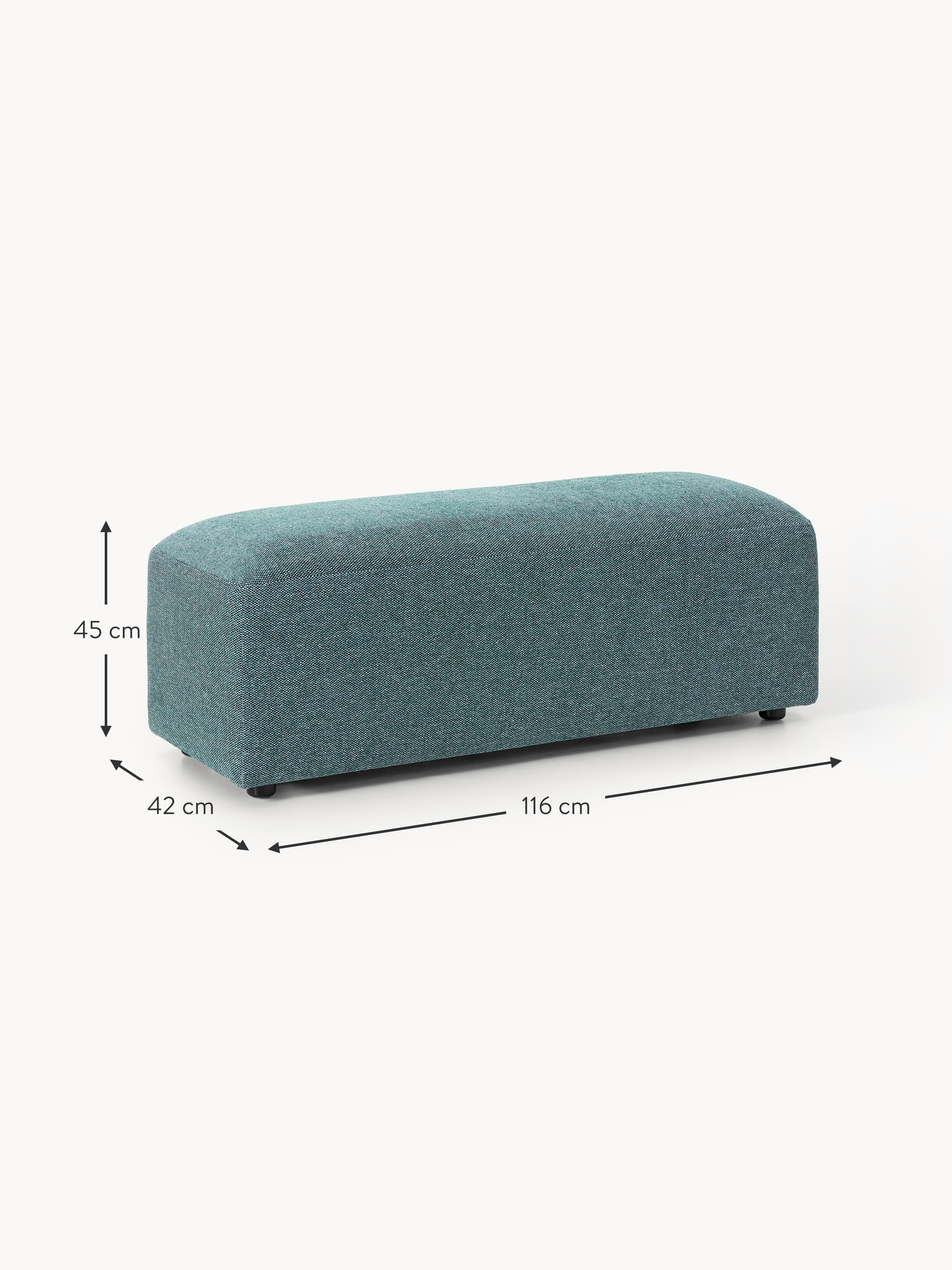 Melva XL Ottoman, W 116 x D 42 cm