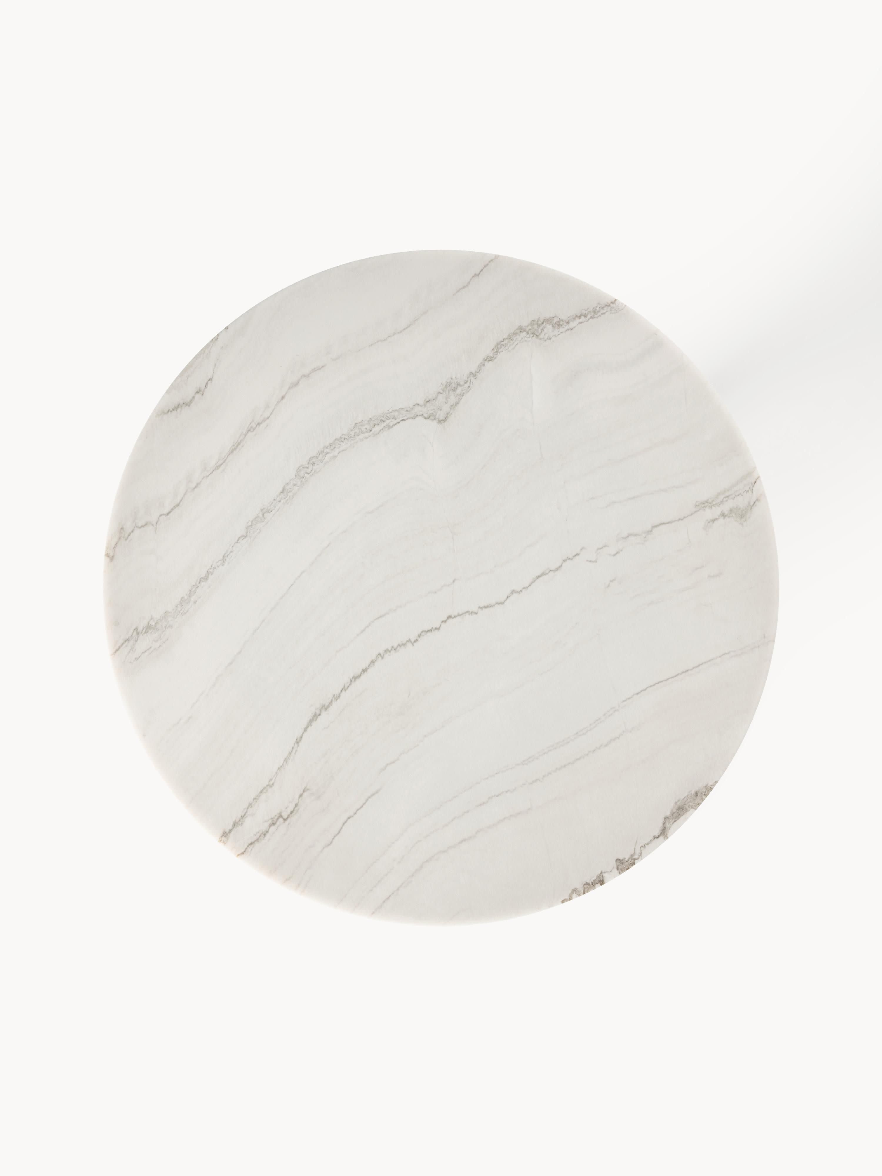 Miley Round Marble Dining Table, Ø 90 cm