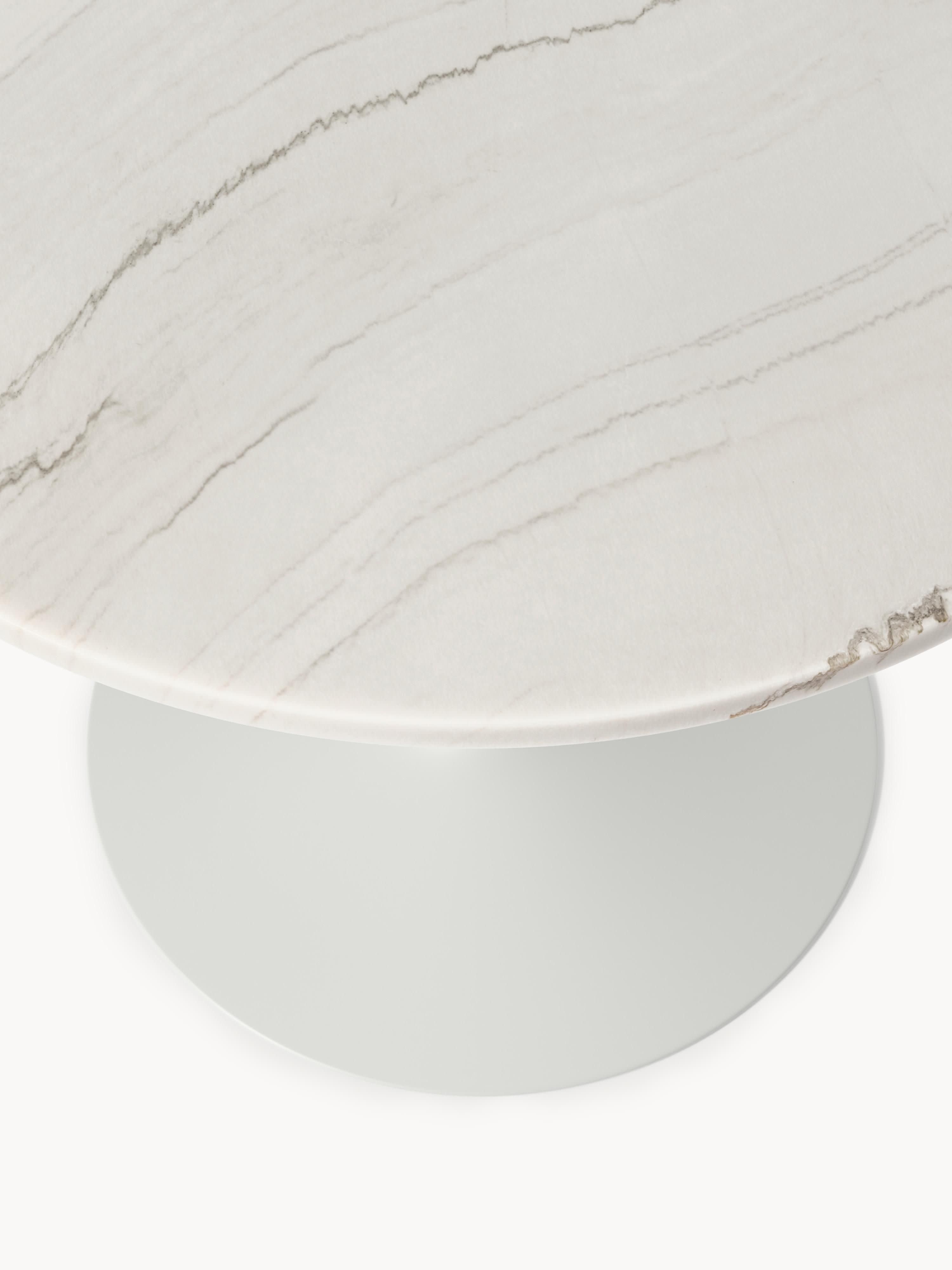 Miley Round Marble Dining Table, Ø 90 cm