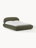 Gallery image 1 - Upholstered Teddy Bouclé Bed Alba
