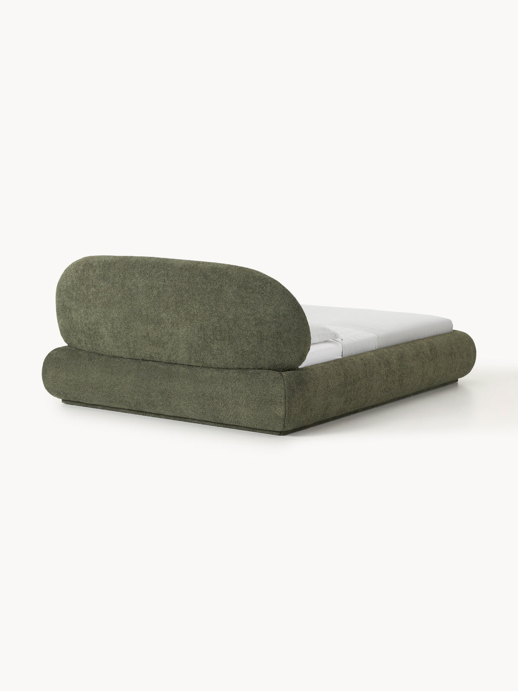 Alba Upholstered Teddy Bouclé Bed