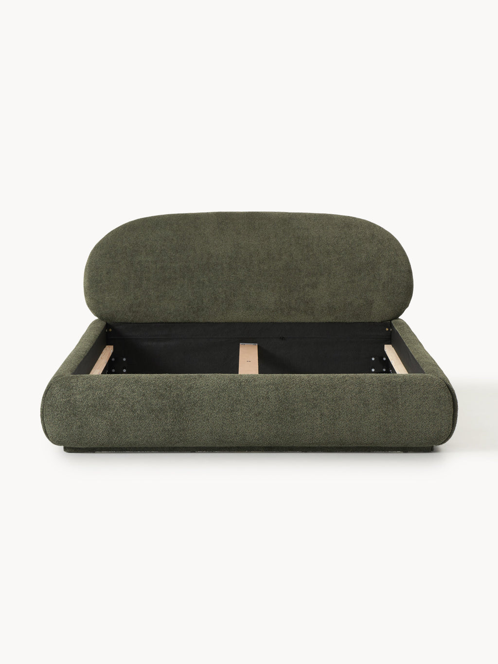 Alba Upholstered Teddy Bouclé Bed
