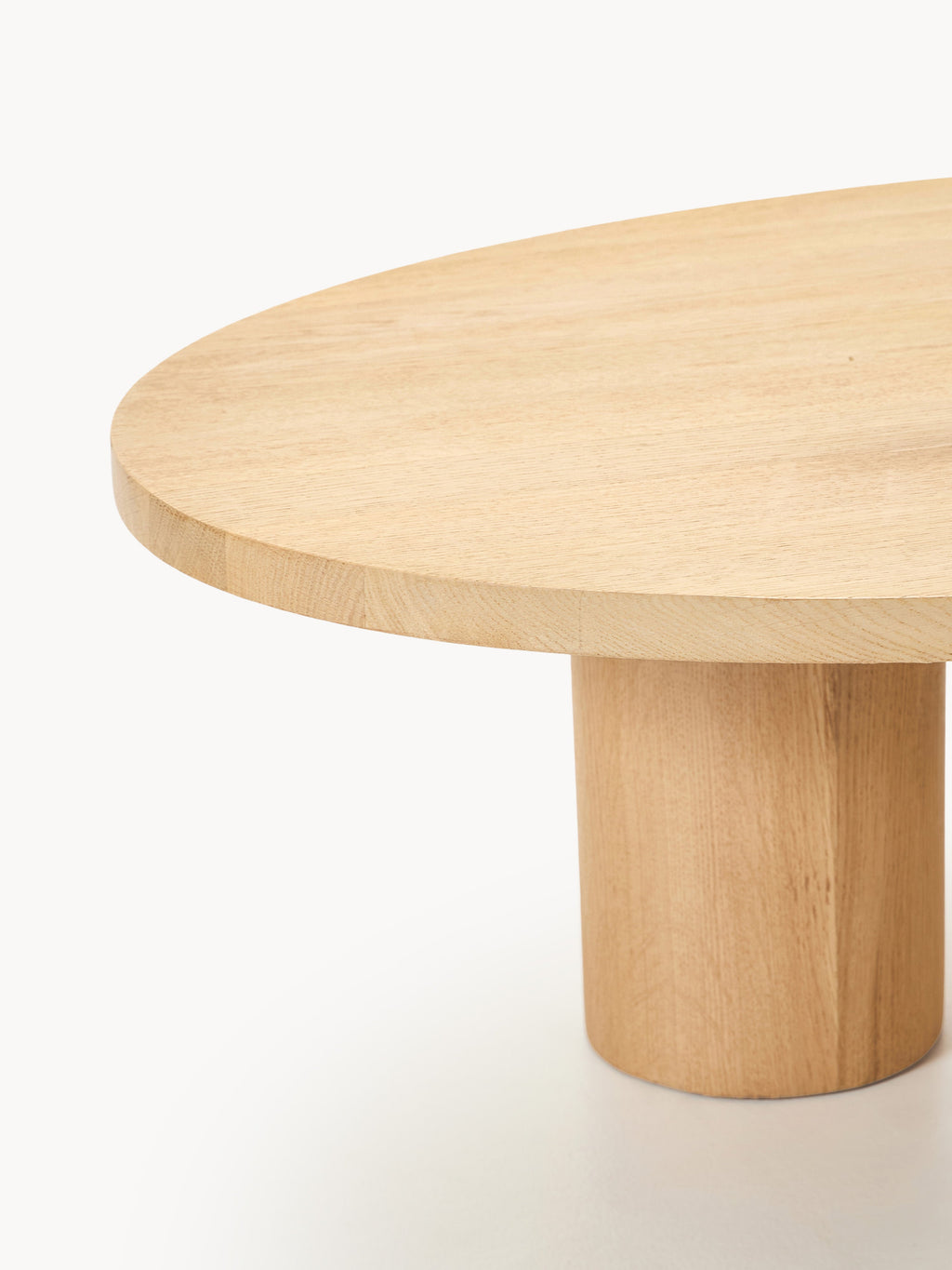Didi XL Oak Wood Coffee Table in Organic Shape