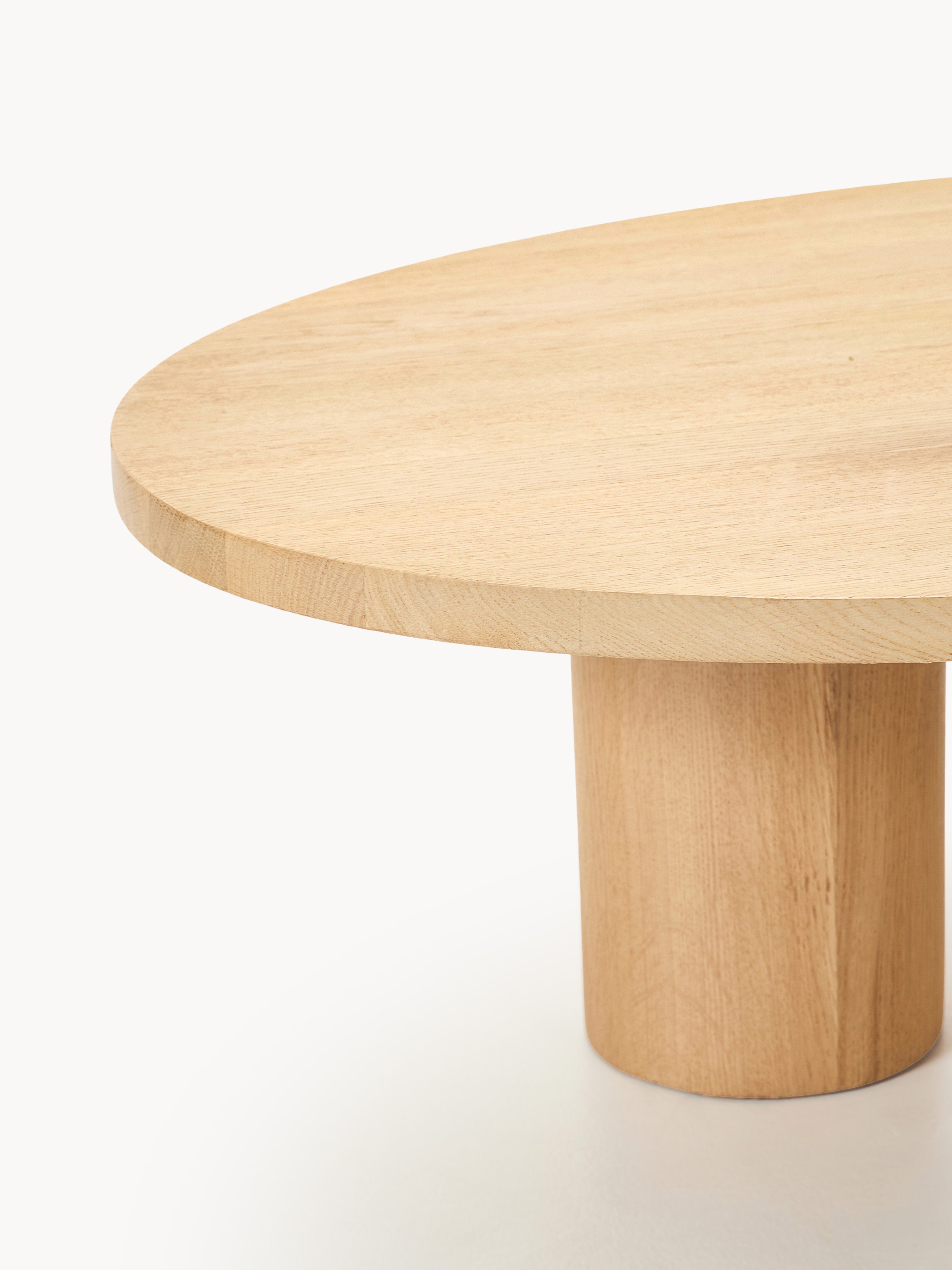 Didi XL Oak Wood Coffee Table in Organic Shape