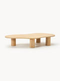 Gallery image 1 - XL Oak Wood Coffee Table Didi in Organic Shape