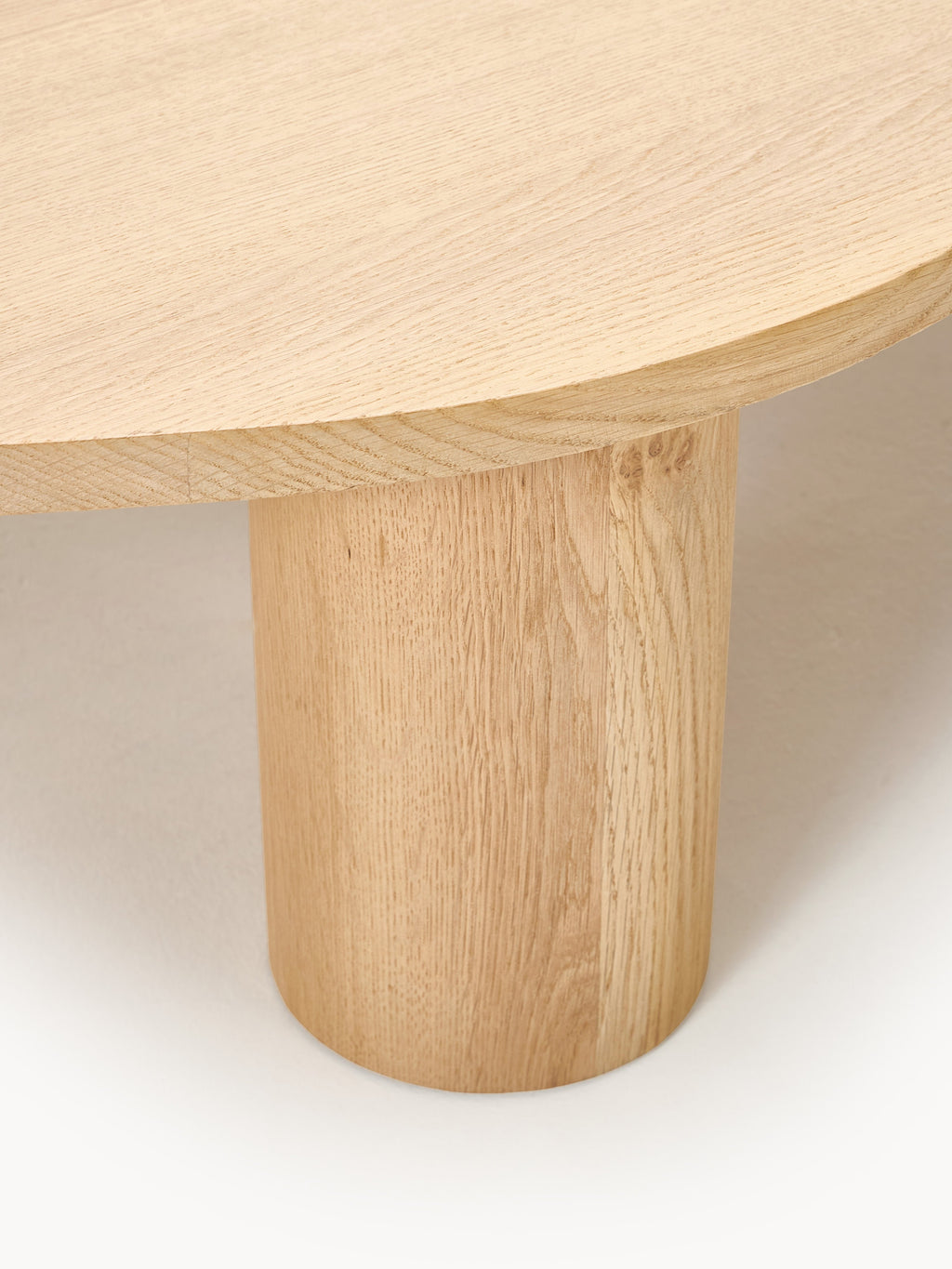 Didi XL Oak Wood Coffee Table in Organic Shape