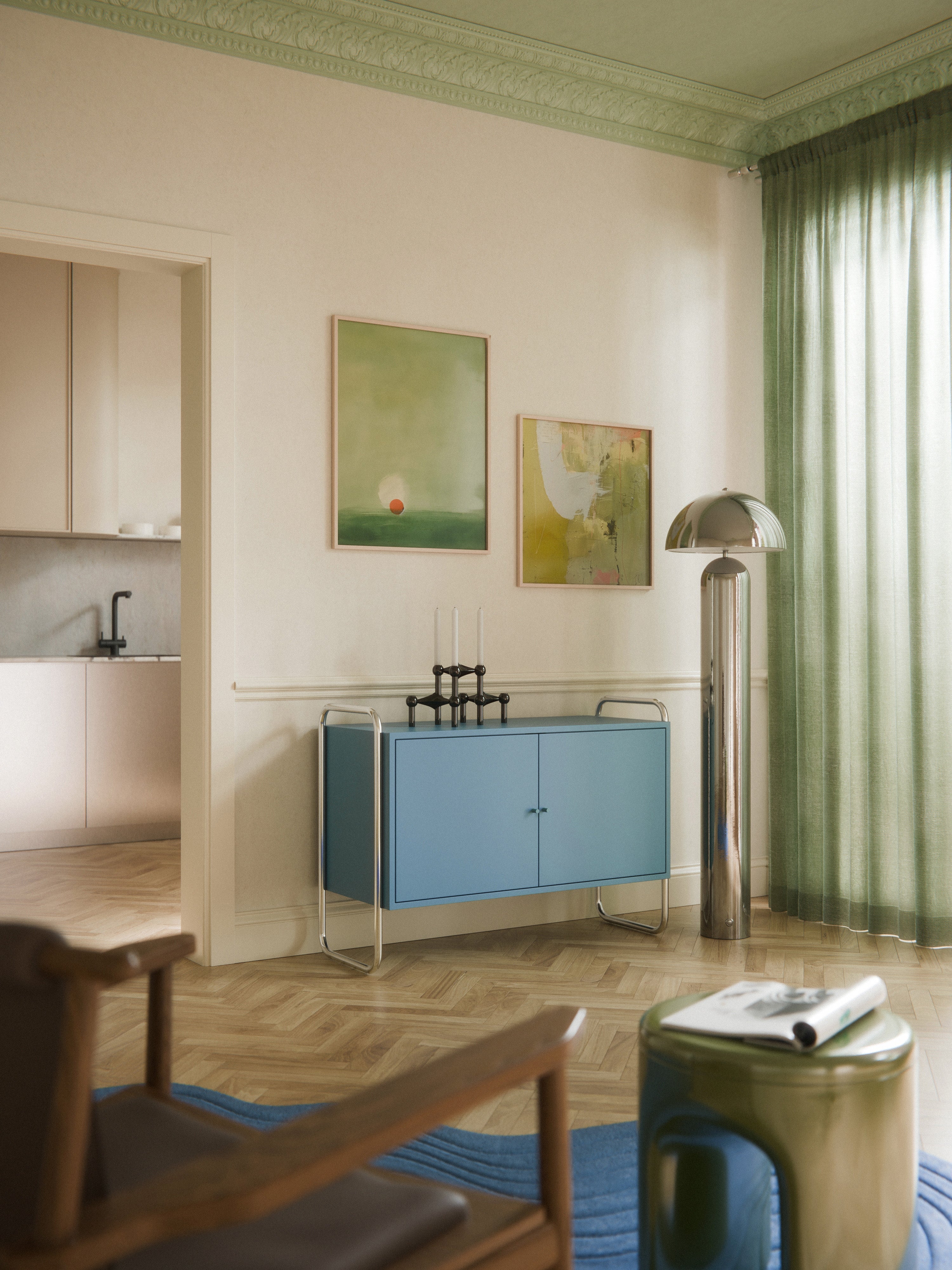 Robyn Metal Sideboard