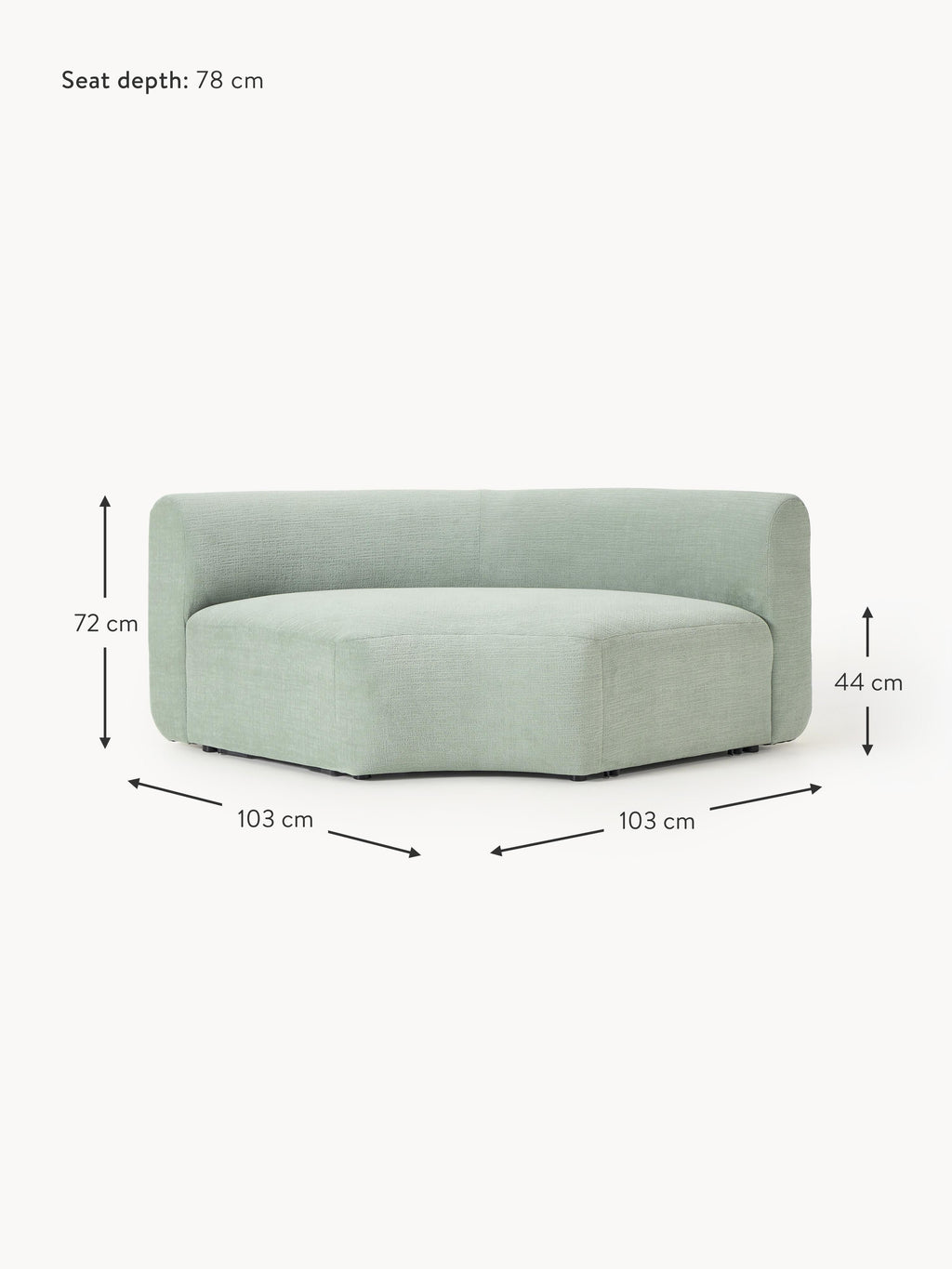 Sofia Round Corner Module