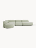 Gallery image 1 - XL Modular Bouclé Corner Sofa Wolke with Chaise Ends