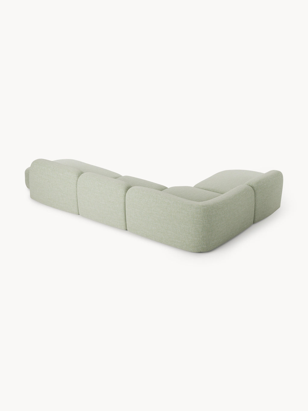 Wolke XL Modular Bouclé Corner Sofa with Chaise Ends