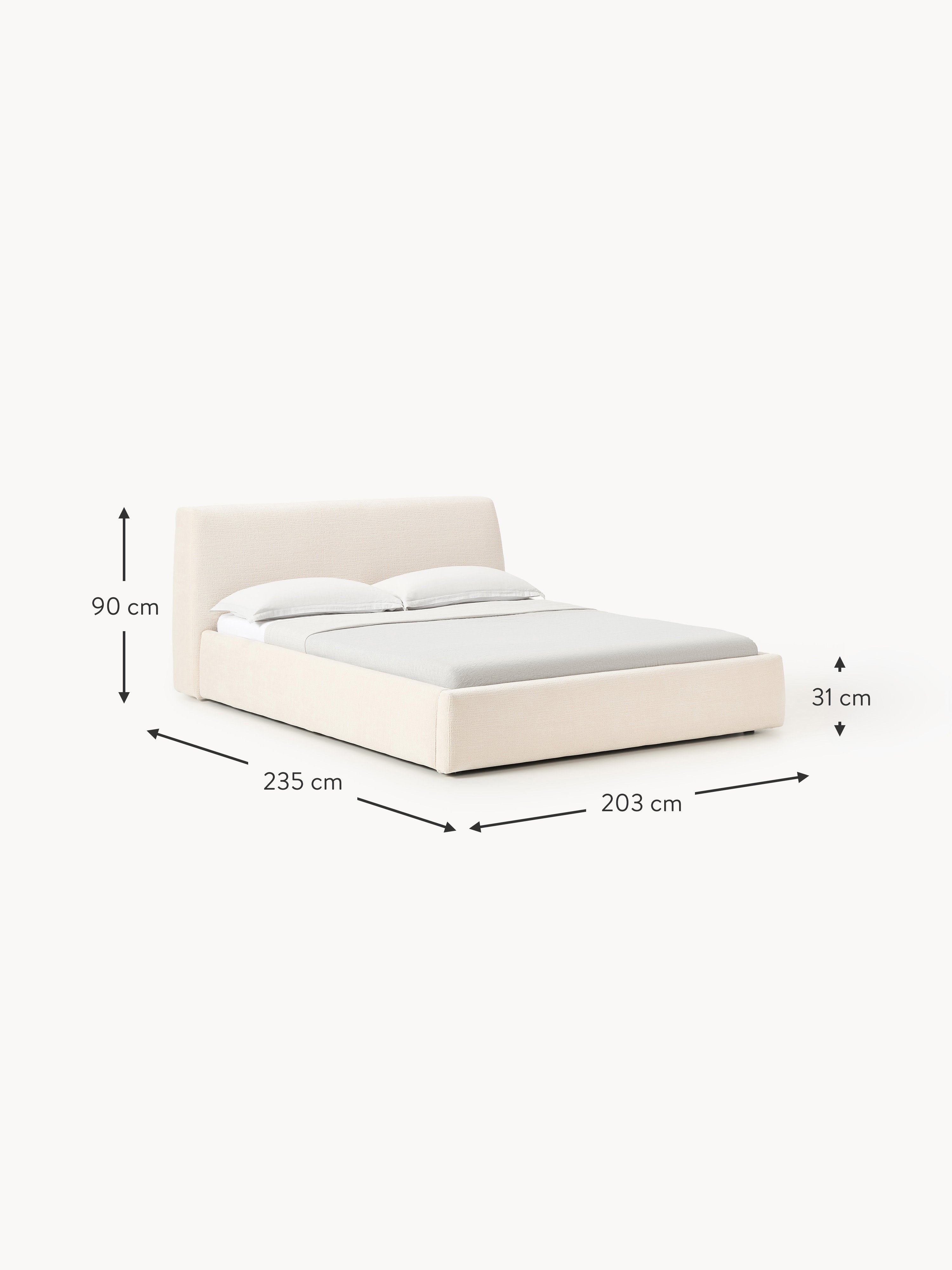 Cloud Upholstered Bed with Storage