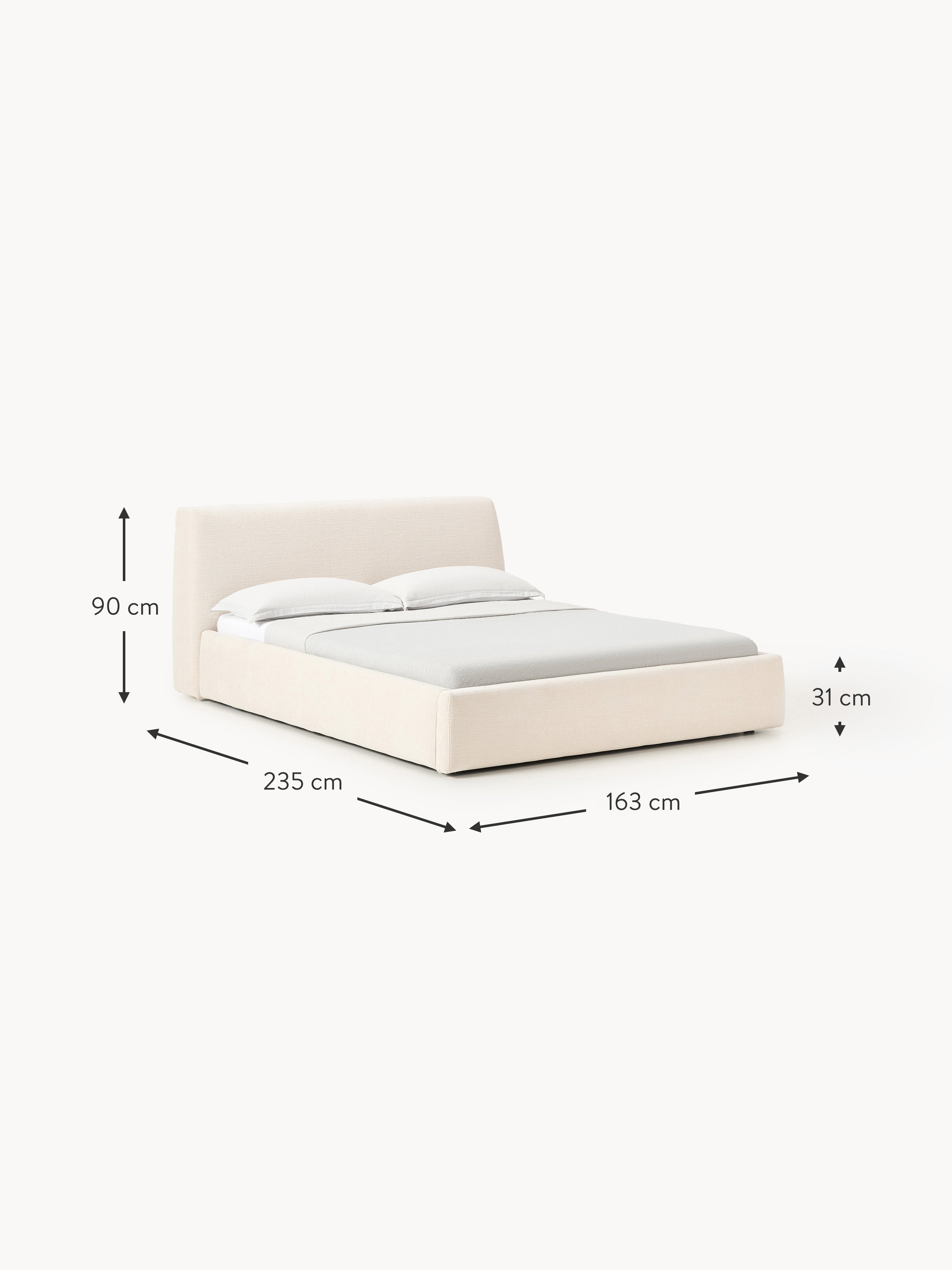 Cloud Upholstered Bed with Storage