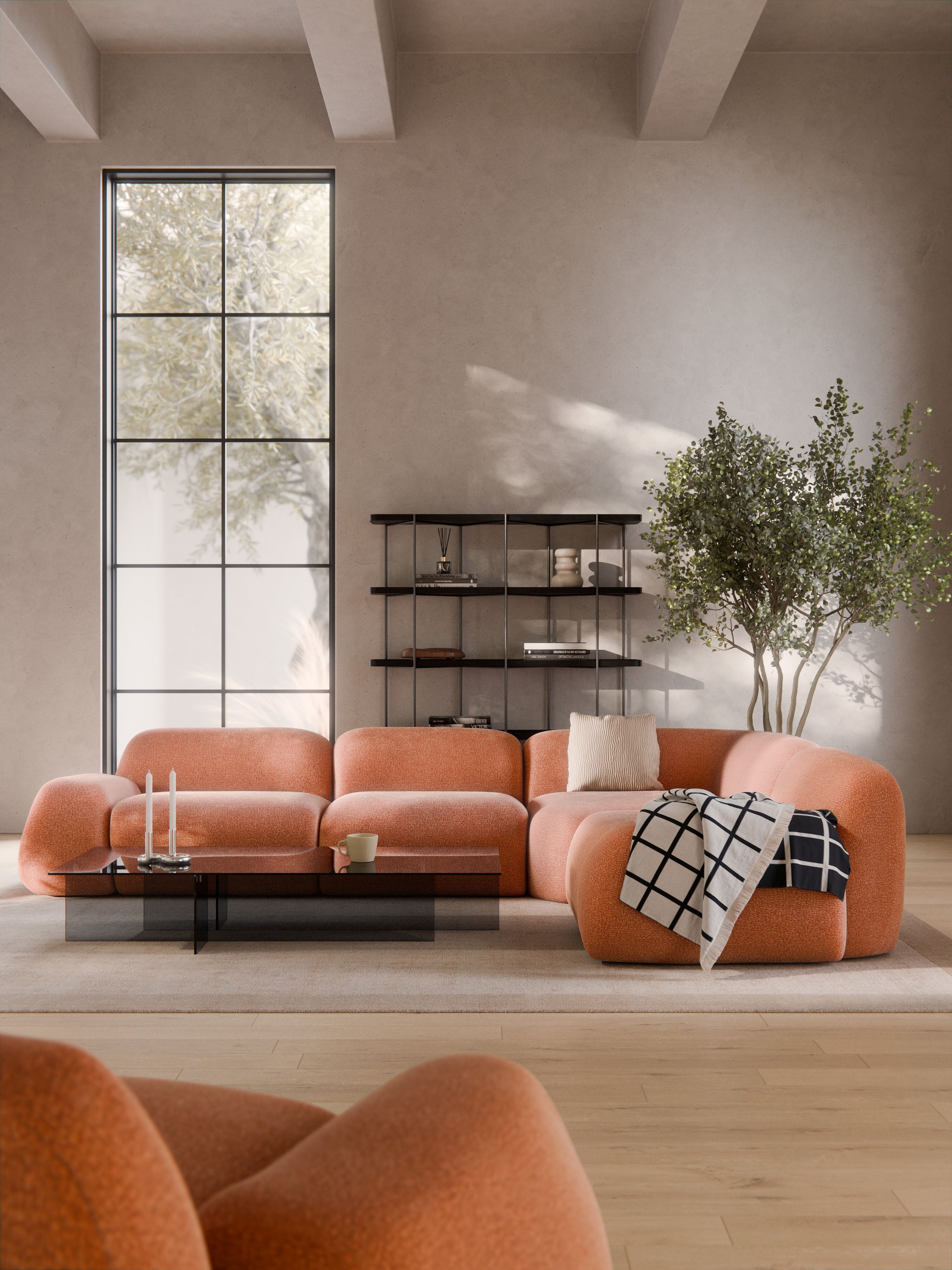 Wolke Modular Corner Sofa (4-seater)